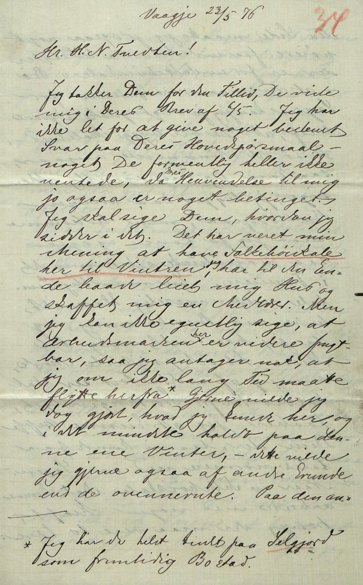 Rikard Berge, TEMU/TGM-A-1003/F/L0016/0019: 529-550 / 547 Brev til Halvor N. Tvedten. Personlige brev, 1878-1897, p. 34