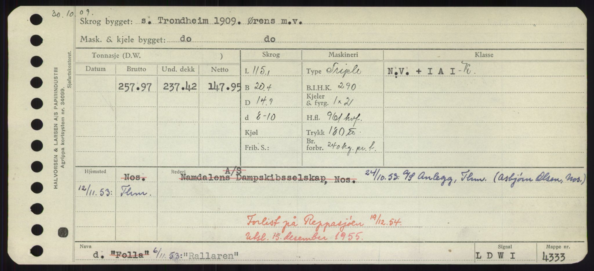 Sjøfartsdirektoratet med forløpere, Skipsmålingen, RA/S-1627/H/Hd/L0030: Fartøy, Q-Riv, p. 121