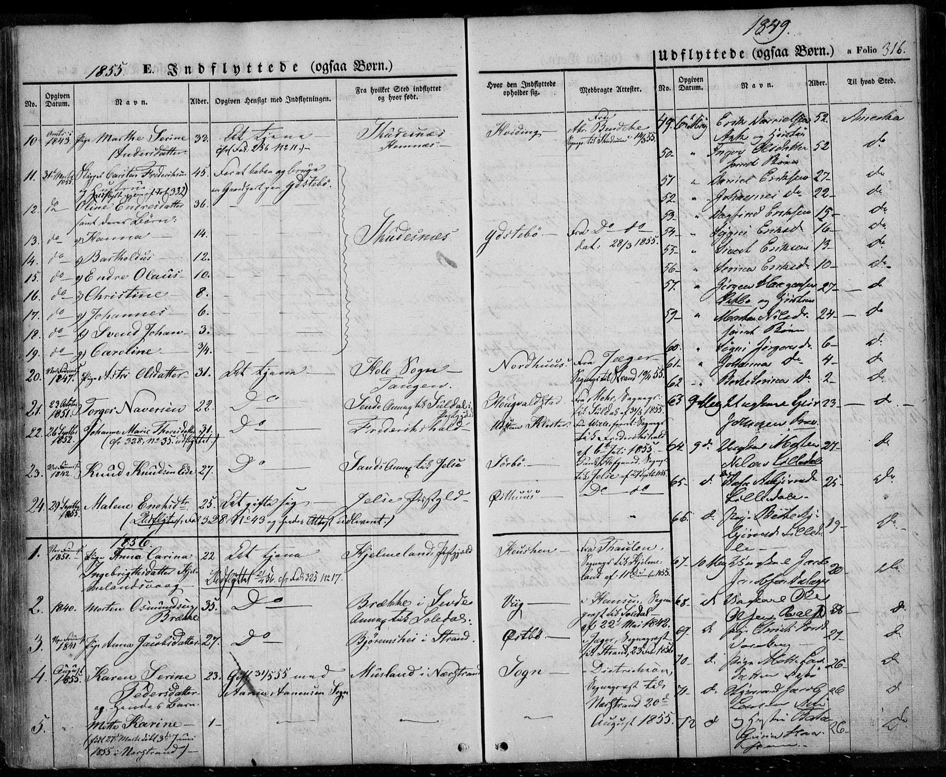 Rennesøy sokneprestkontor, SAST/A -101827/H/Ha/Haa/L0005: Parish register (official) no. A 5, 1838-1859, p. 316