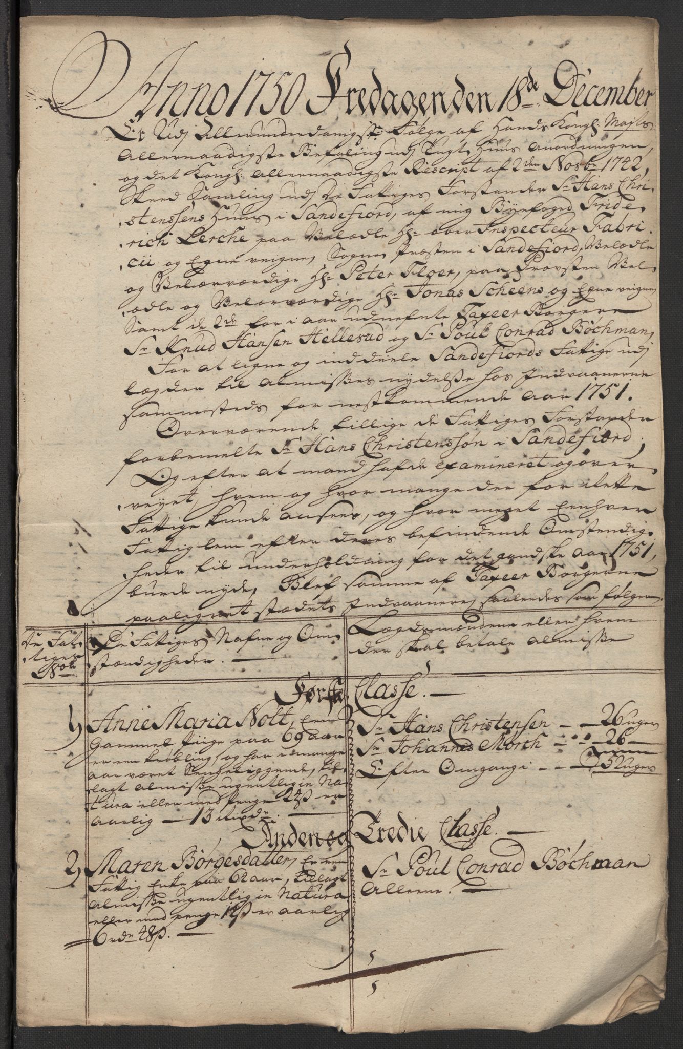 Kristiania tukthus, AV/SAO-A-10644/A/Ad/Adb/L0011: Innkomne skriv, rapporter og regnskap, 1742-1783, p. 194