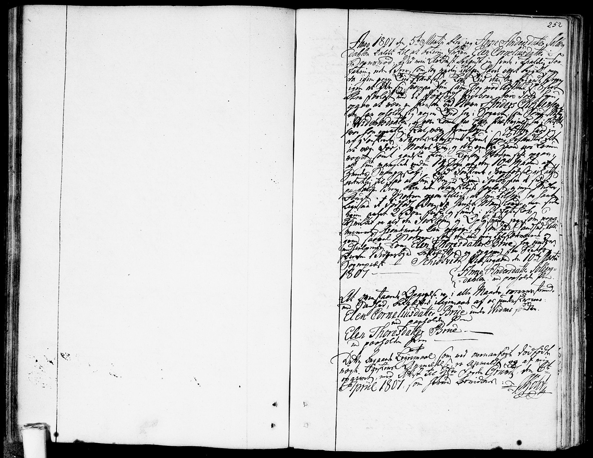 Skiptvet prestekontor Kirkebøker, SAO/A-20009/F/Fa/L0004: Parish register (official) no. 4, 1794-1814, p. 252