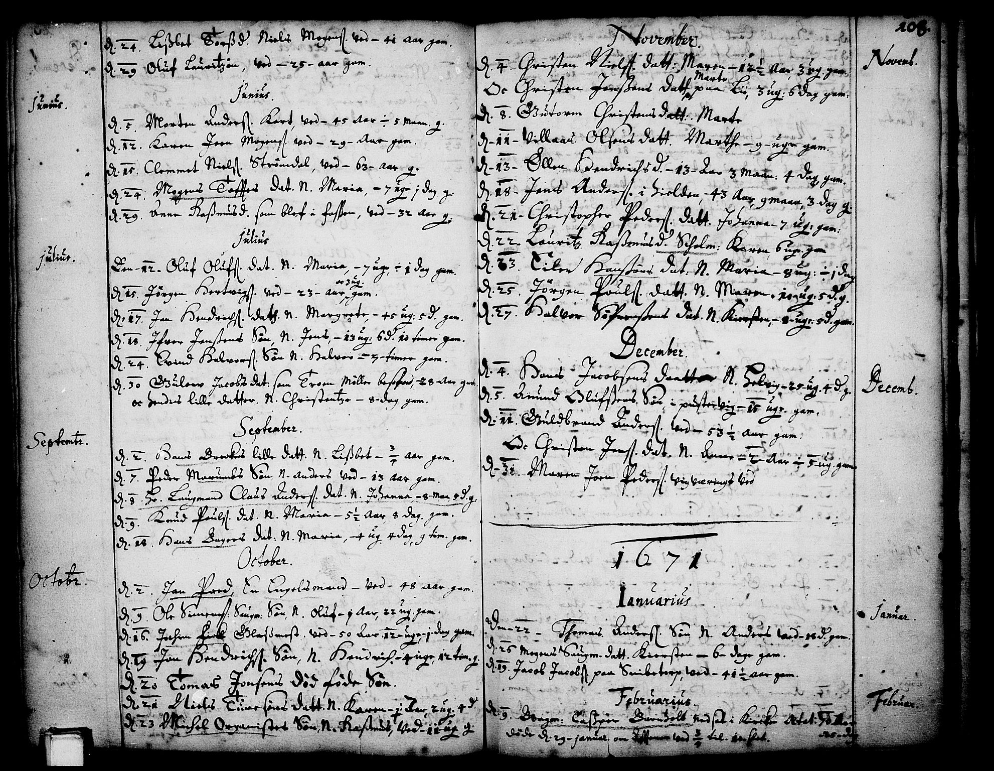 Skien kirkebøker, SAKO/A-302/F/Fa/L0001: Parish register (official) no. 1, 1659-1679, p. 108