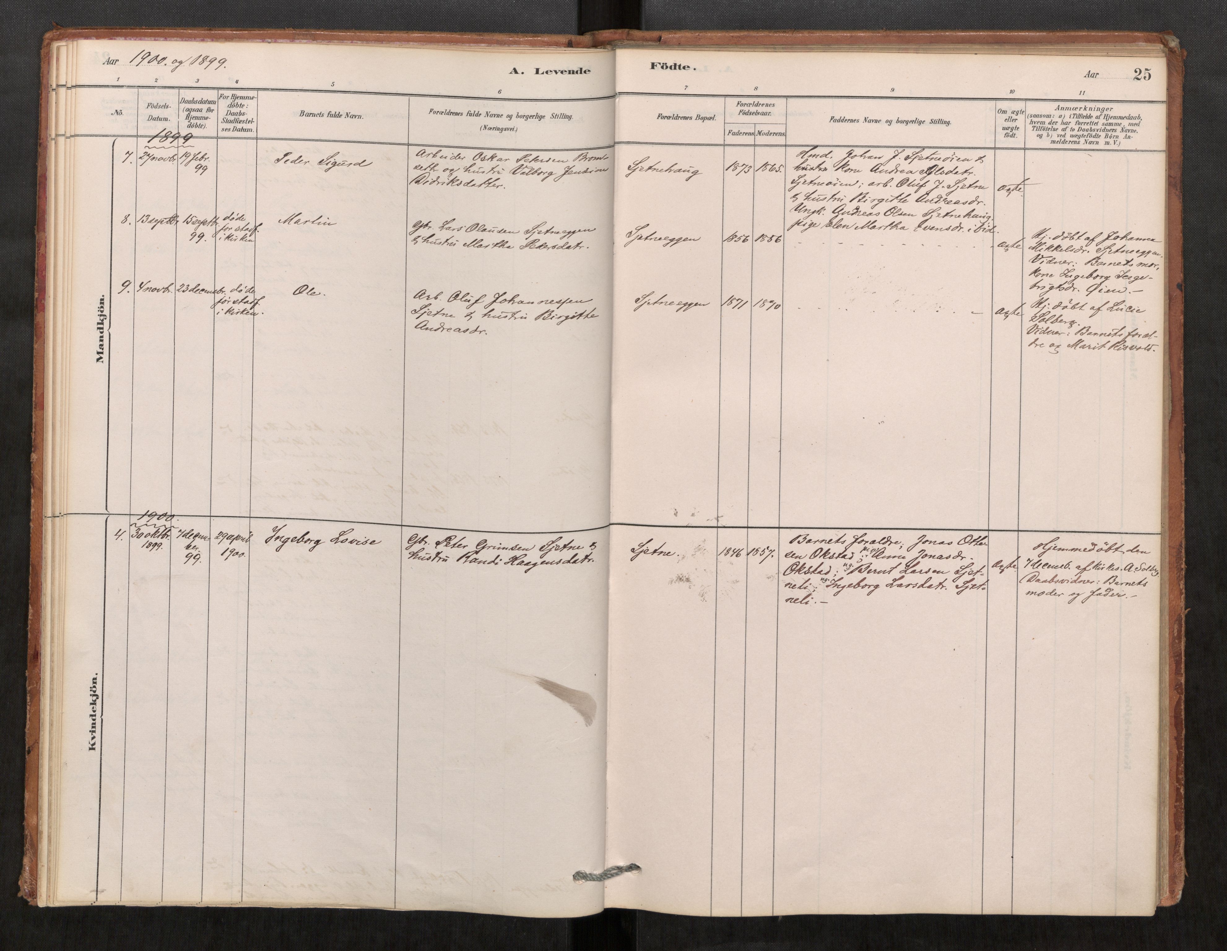 Klæbu sokneprestkontor, SAT/A-1112: Parish register (official) no. 1, 1880-1900, p. 25
