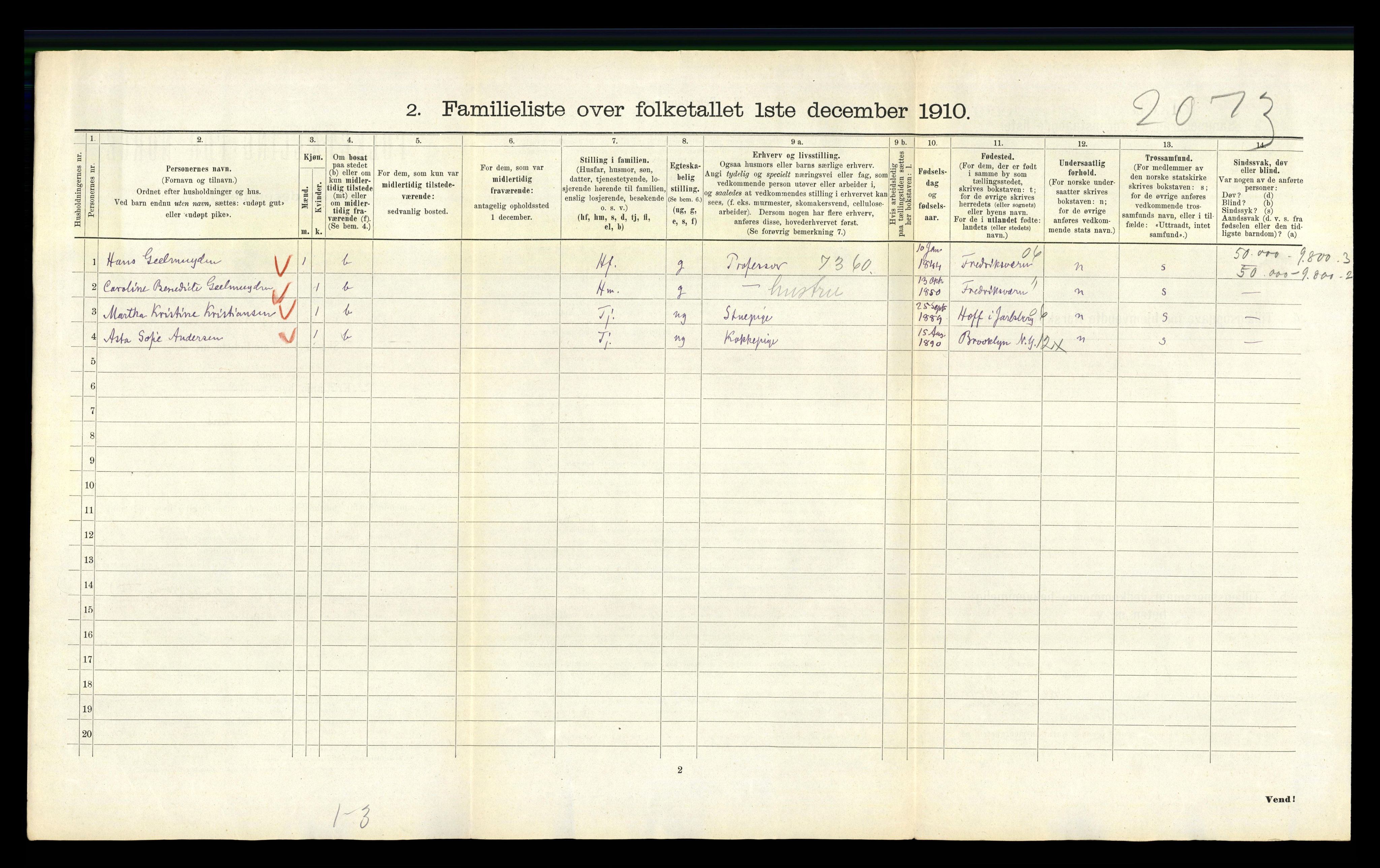 RA, 1910 census for Kristiania, 1910, p. 72762