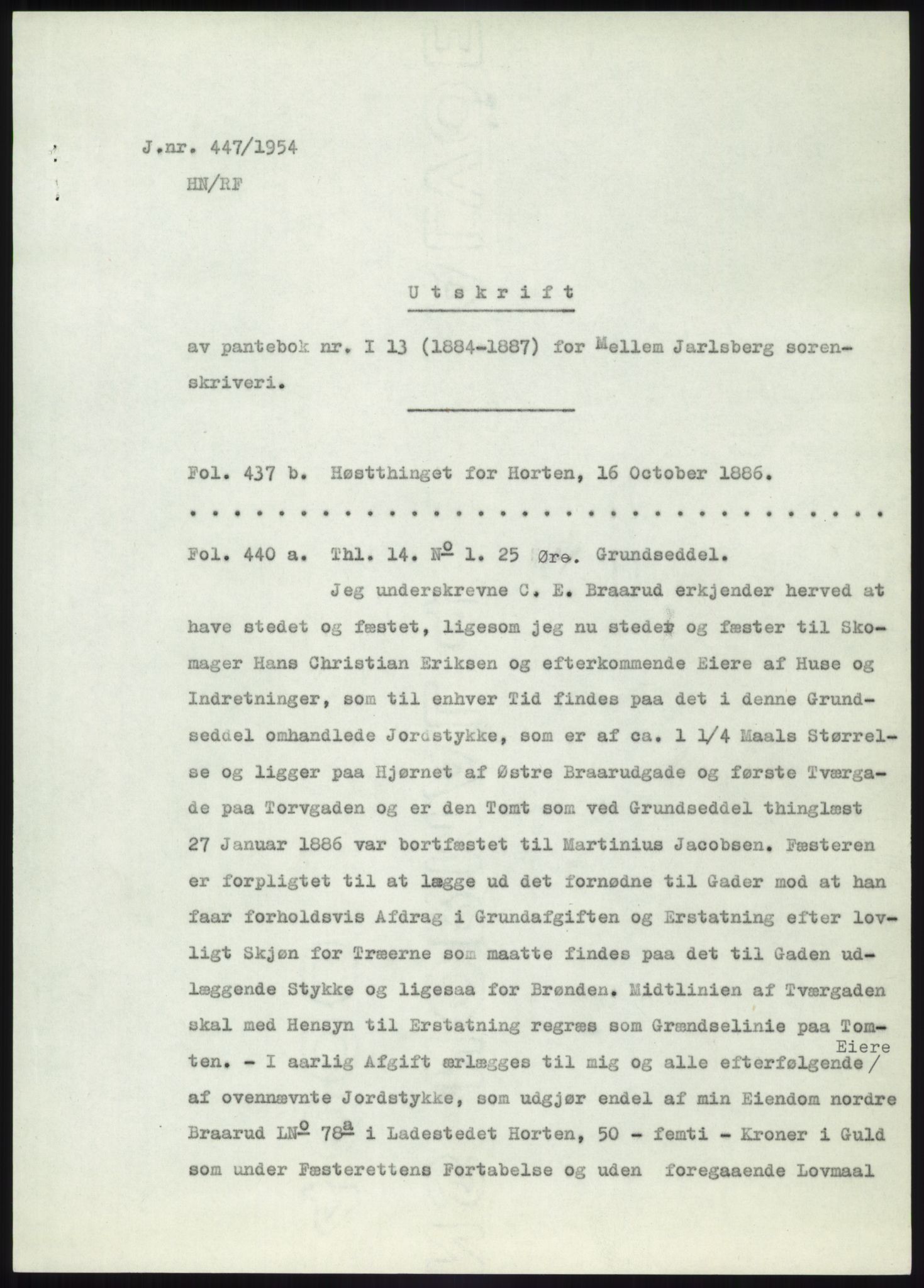 Statsarkivet i Kongsberg, SAKO/A-0001, 1944-1954, p. 75