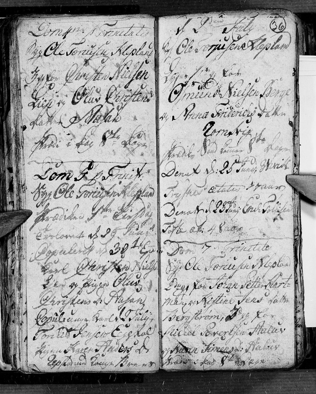 Søgne sokneprestkontor, AV/SAK-1111-0037/F/Fb/Fbb/L0001: Parish register (copy) no. B 1, 1779-1802, p. 36