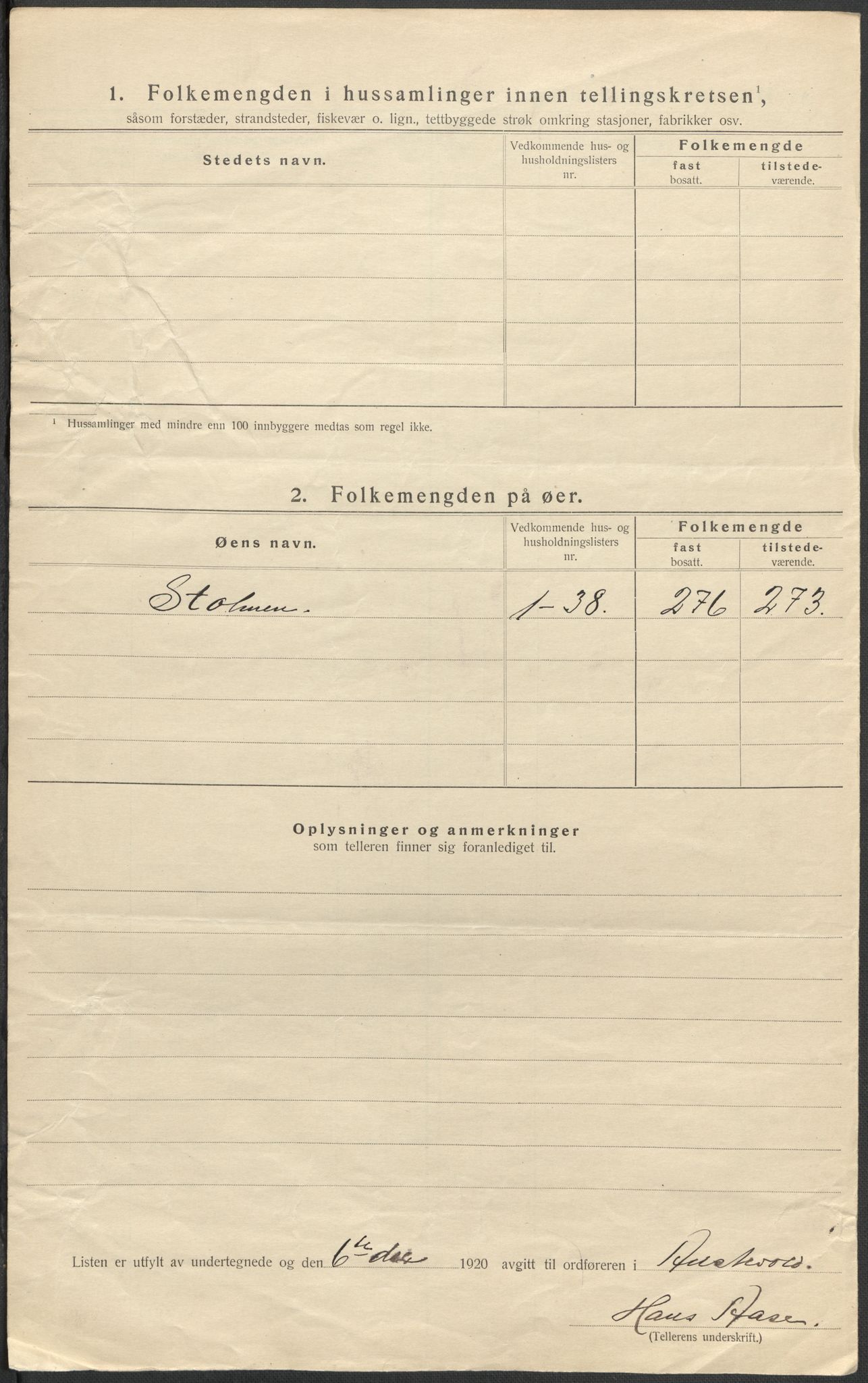 SAB, 1920 census for Austevoll, 1920, p. 13