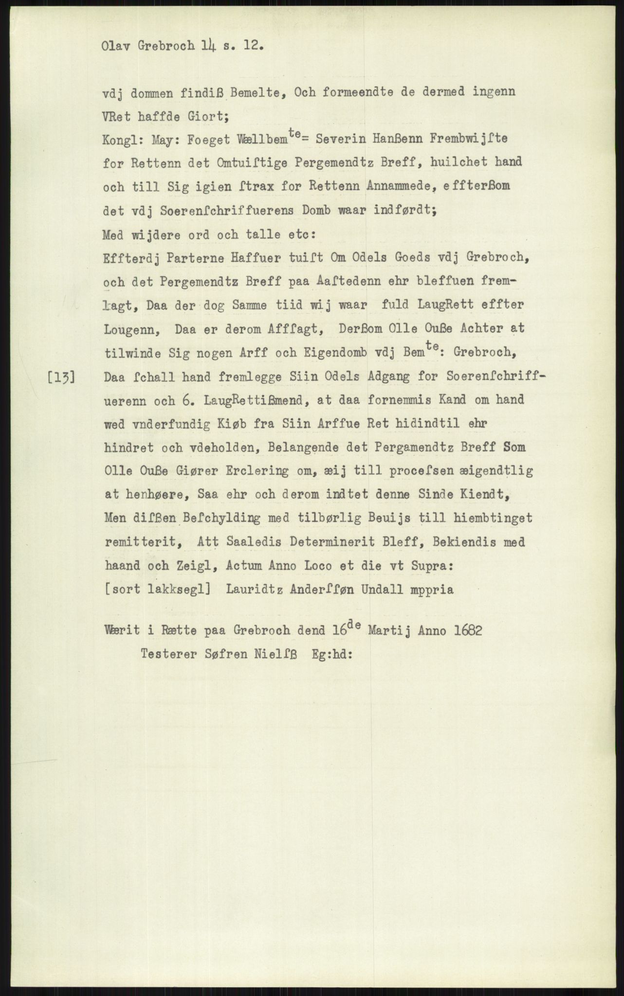 Samlinger til kildeutgivelse, Diplomavskriftsamlingen, AV/RA-EA-4053/H/Ha, p. 965