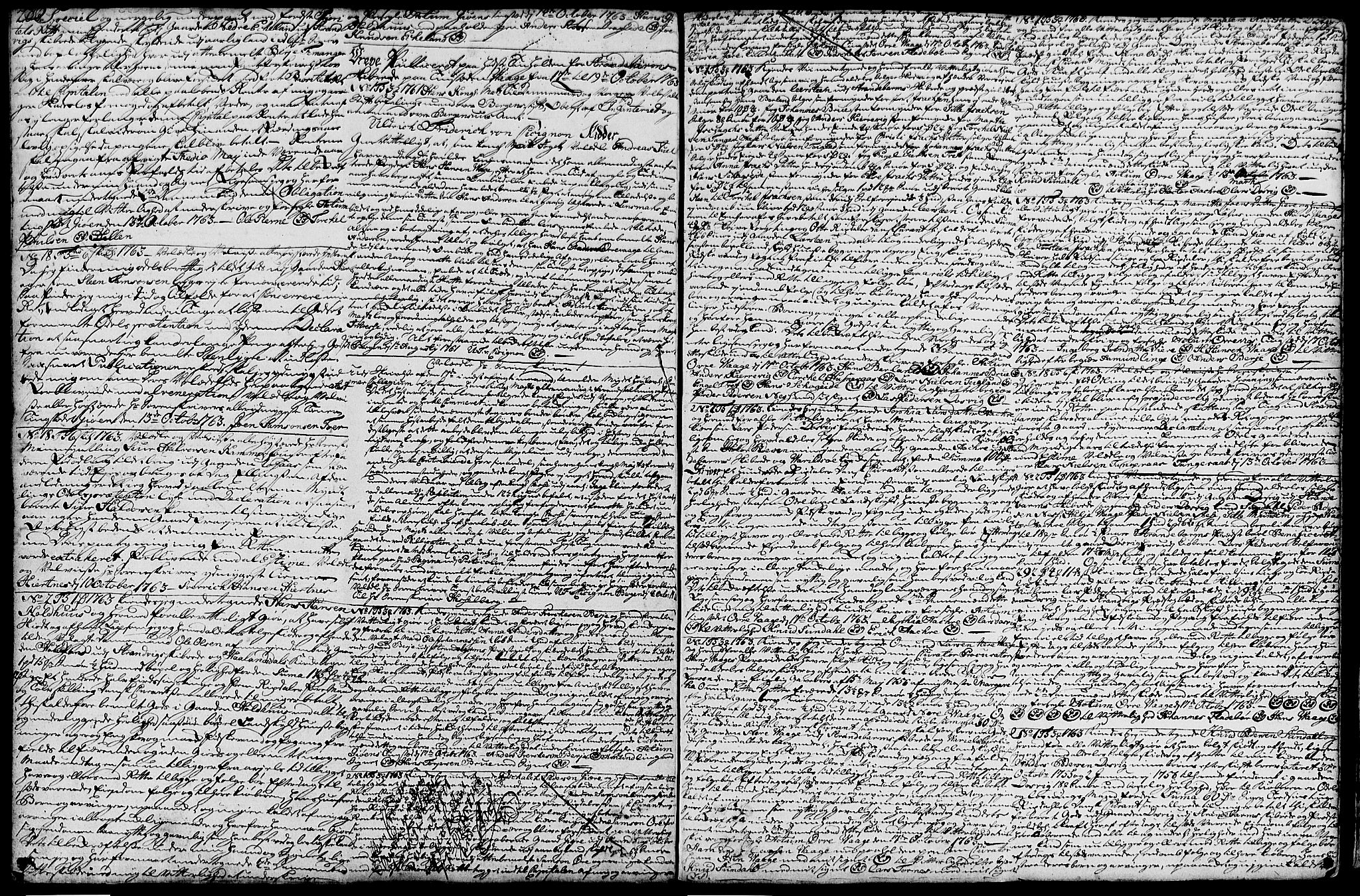 Sunnhordland sorenskrivar, SAB/A-2401/1/G/Gb/Gbe/L0003: Mortgage book no. II.B.e.2a, 1756-1767, p. 206-207