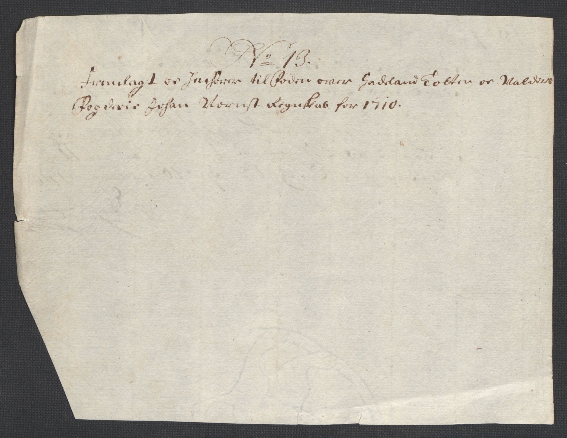 Rentekammeret inntil 1814, Reviderte regnskaper, Fogderegnskap, RA/EA-4092/R18/L1307: Fogderegnskap Hadeland, Toten og Valdres, 1710, p. 51