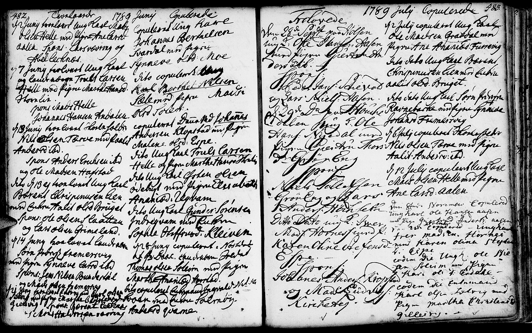 Førde sokneprestembete, SAB/A-79901/H/Haa/Haaa/L0004: Parish register (official) no. A 4, 1781-1803, p. 482-483