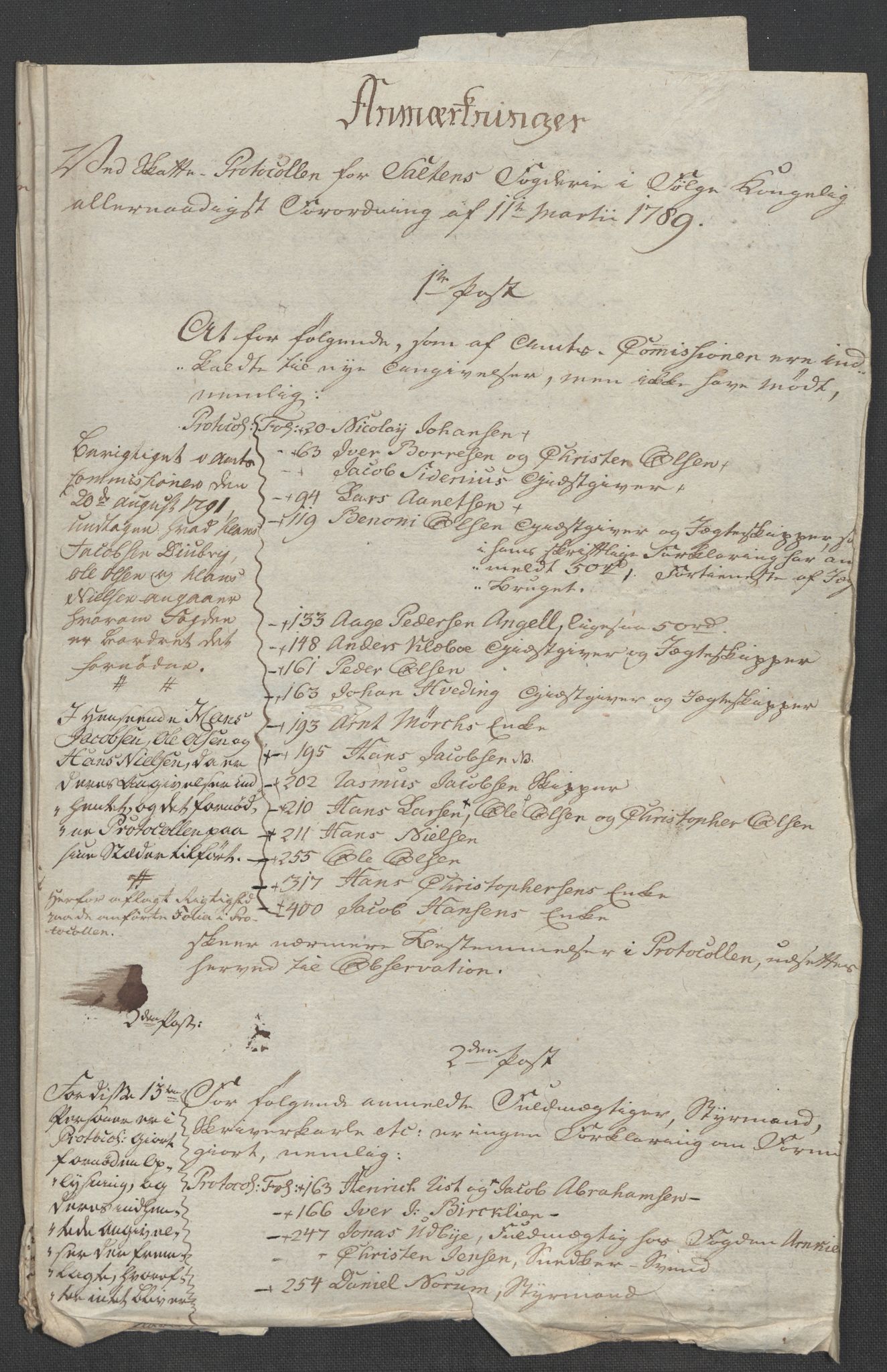 Rentekammeret inntil 1814, Reviderte regnskaper, Mindre regnskaper, AV/RA-EA-4068/Rf/Rfe/L0040: Ryfylke fogderi, Råbyggelaget fogderi, Salten fogderi, 1789, p. 333