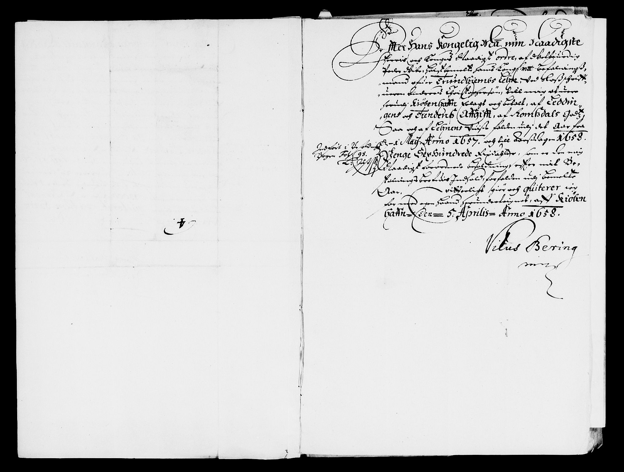 Rentekammeret inntil 1814, Reviderte regnskaper, Lensregnskaper, AV/RA-EA-5023/R/Rb/Rbw/L0128: Trondheim len, 1656-1658