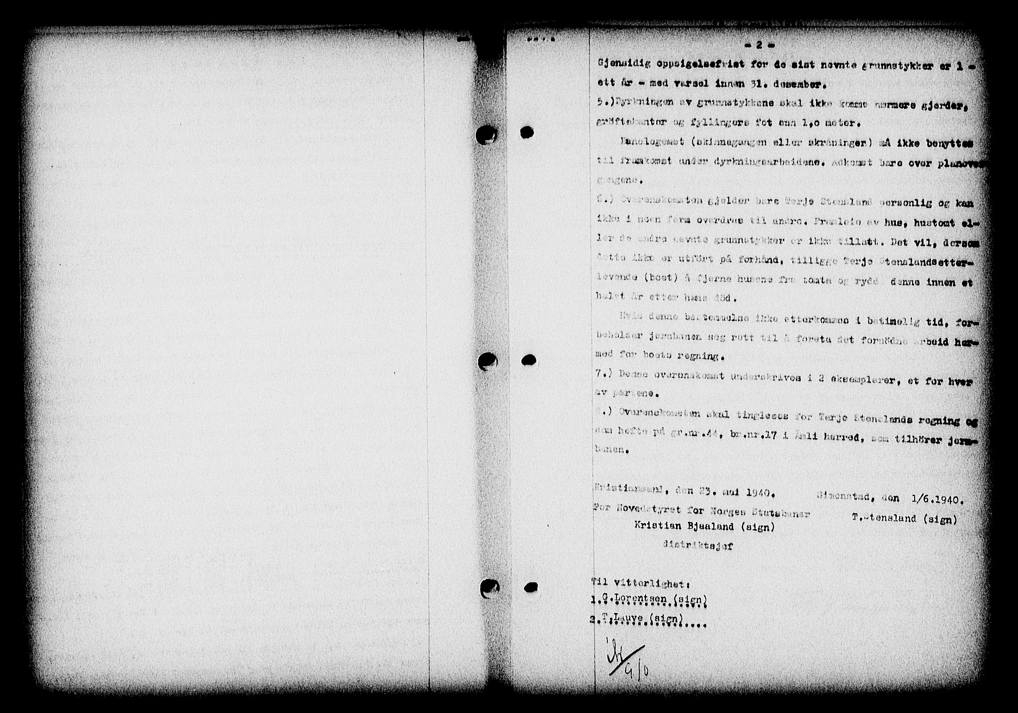 Nedenes sorenskriveri, AV/SAK-1221-0006/G/Gb/Gba/L0047: Mortgage book no. A-I, 1939-1940, Diary no: : 552/1940