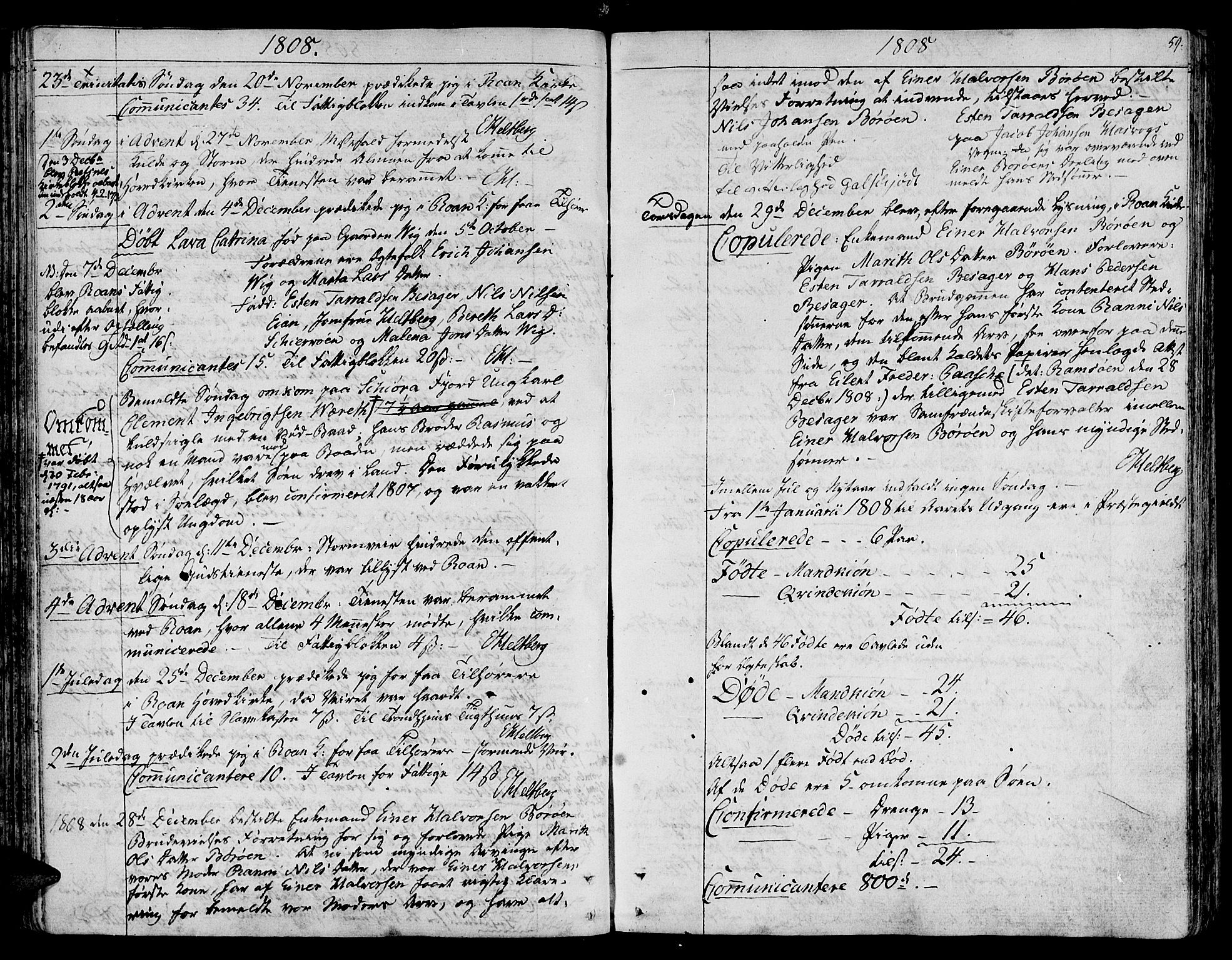 Ministerialprotokoller, klokkerbøker og fødselsregistre - Sør-Trøndelag, SAT/A-1456/657/L0701: Parish register (official) no. 657A02, 1802-1831, p. 59