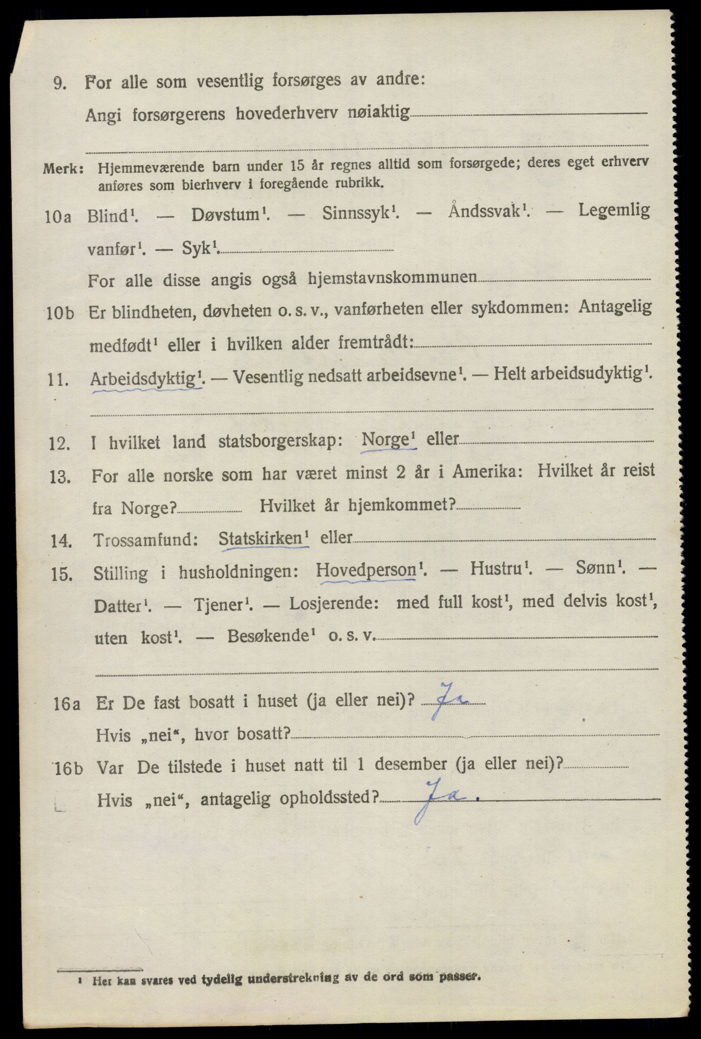SAO, 1920 census for Kråkstad, 1920, p. 9590