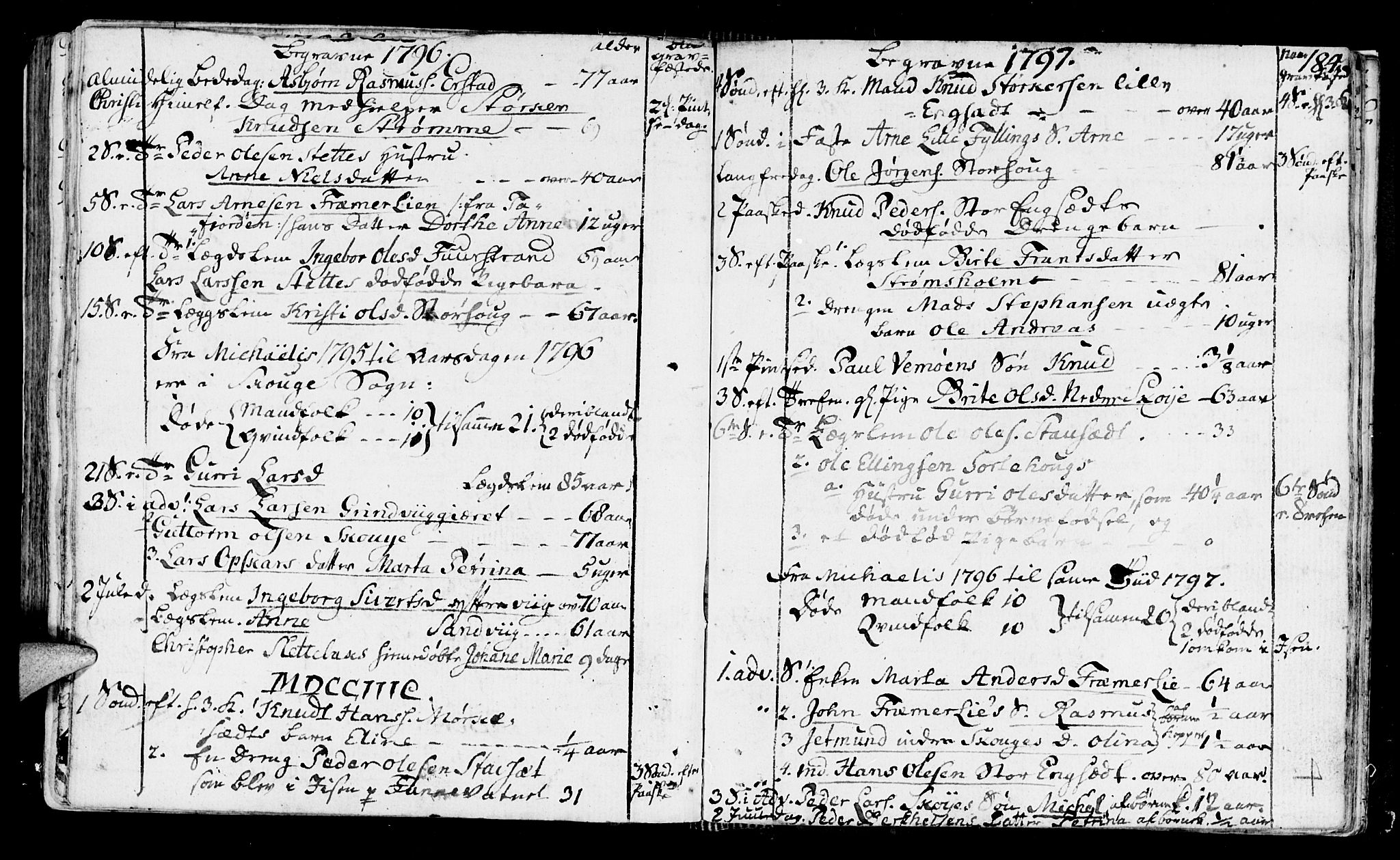 Ministerialprotokoller, klokkerbøker og fødselsregistre - Møre og Romsdal, SAT/A-1454/524/L0350: Parish register (official) no. 524A02, 1780-1817, p. 184