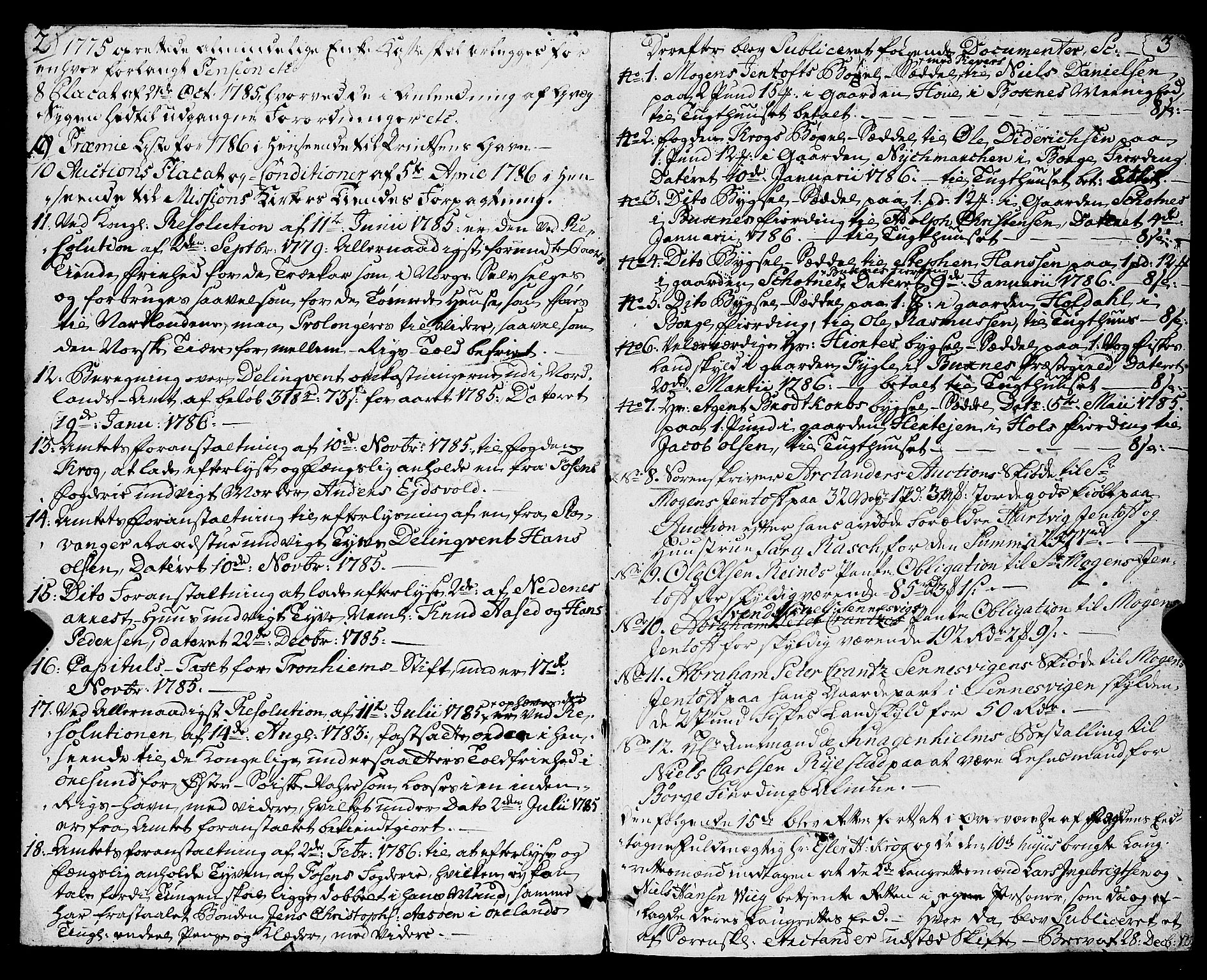 Vesterålen sorenskriveri, SAT/A-4180/1/1/1A/L0010: Tingbok, 1786-1790, p. 2-3