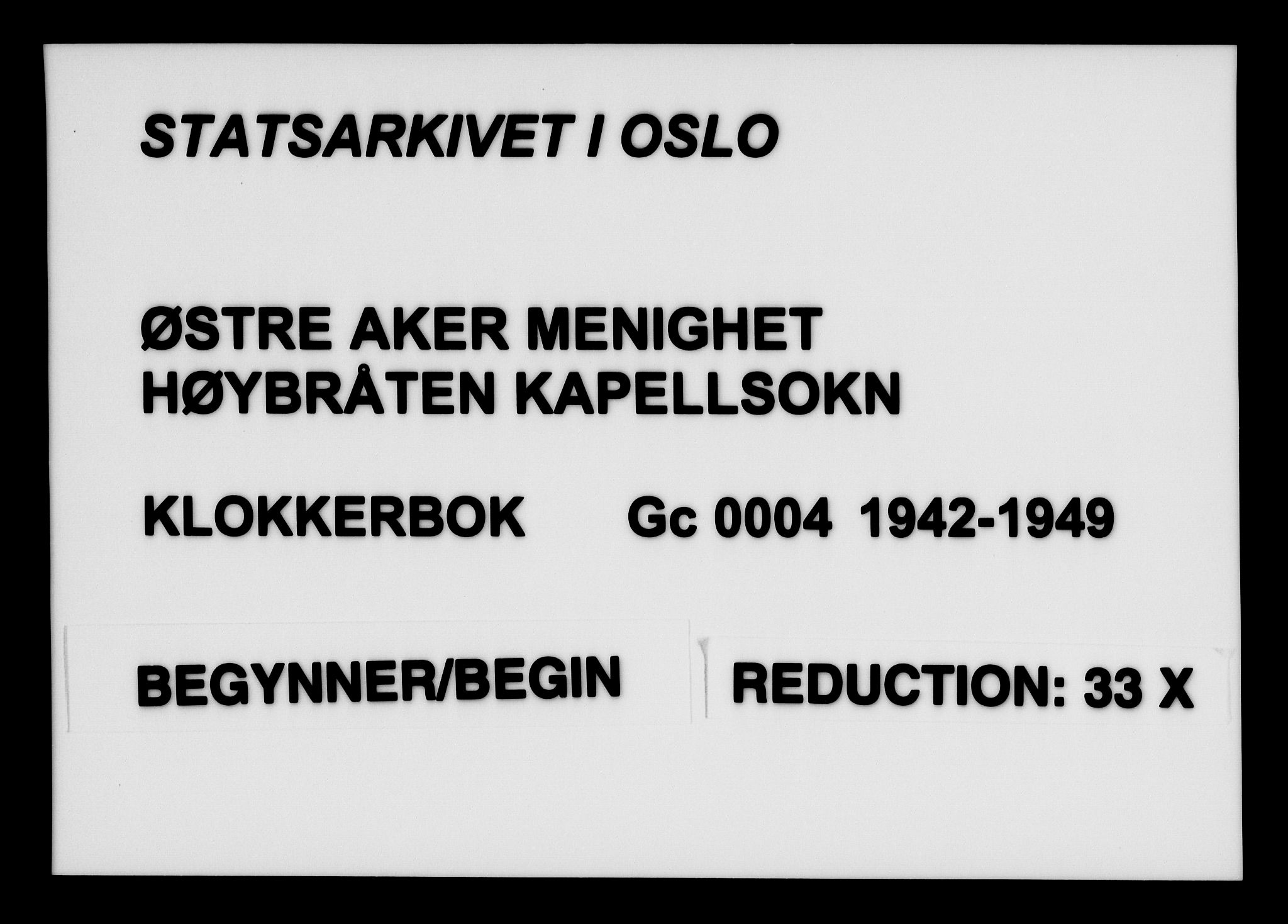 Østre Aker prestekontor Kirkebøker, AV/SAO-A-10840/G/Gc/L0004: Parish register (copy) no. III 4, 1942-1949