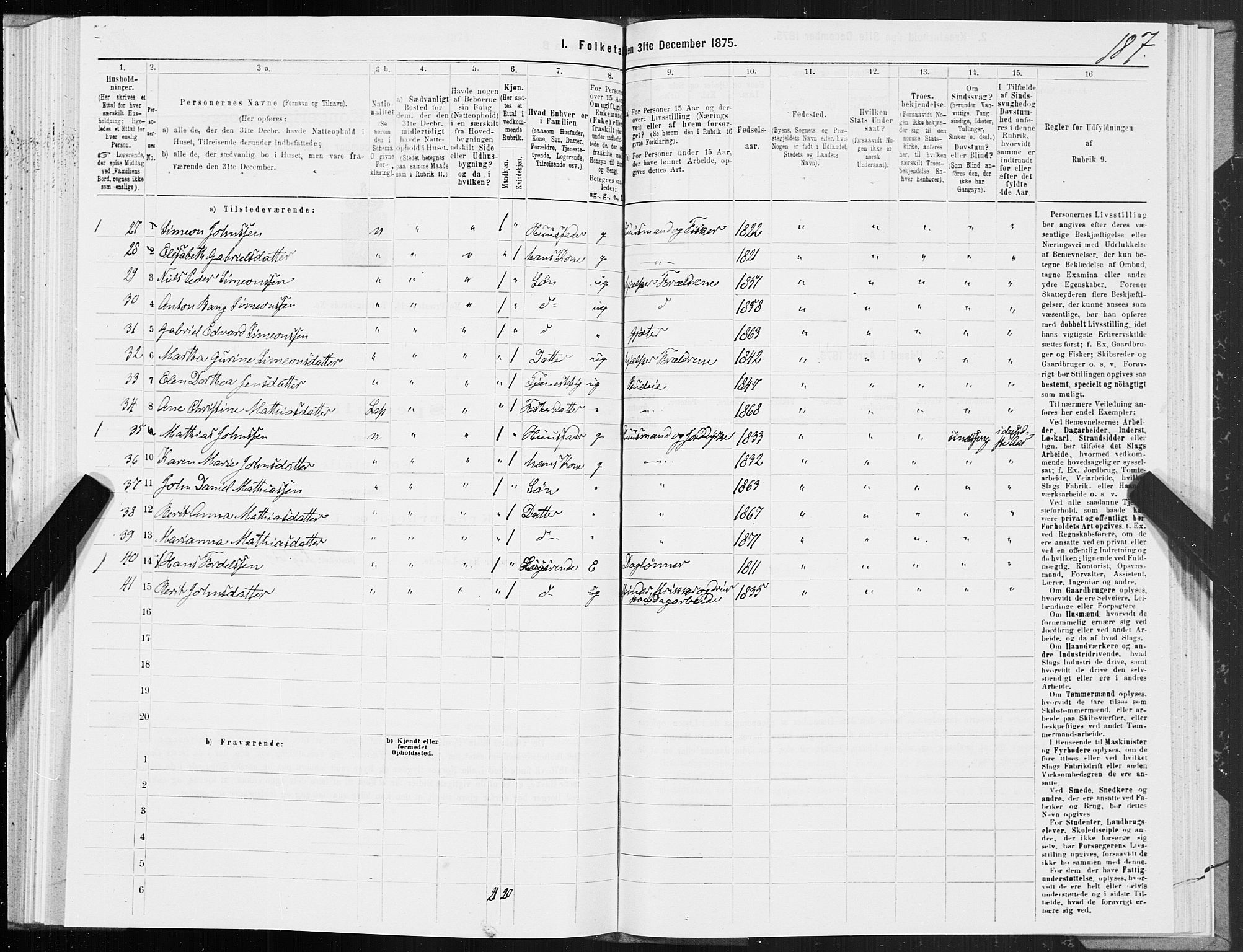 SAT, 1875 census for 1833P Mo, 1875, p. 1187