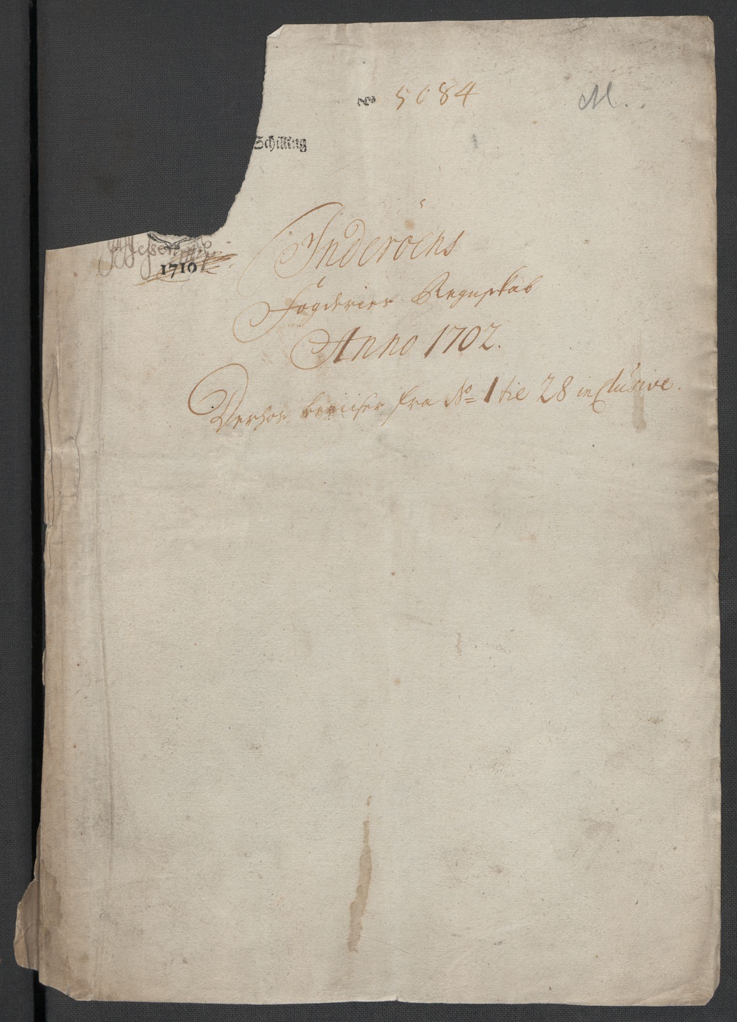 Rentekammeret inntil 1814, Reviderte regnskaper, Fogderegnskap, RA/EA-4092/R63/L4312: Fogderegnskap Inderøy, 1701-1702, p. 186