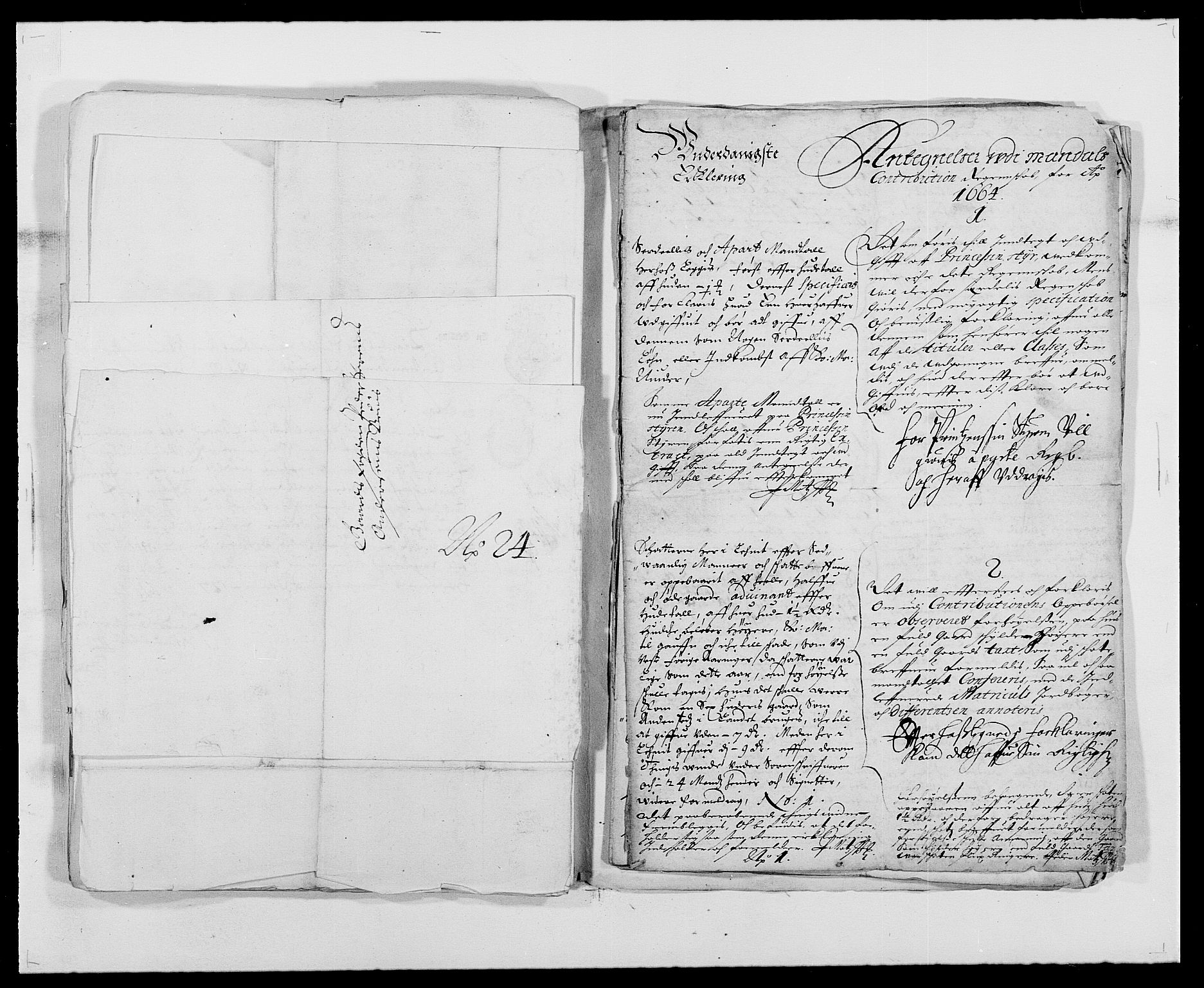 Rentekammeret inntil 1814, Reviderte regnskaper, Fogderegnskap, RA/EA-4092/R42/L2537: Mandal fogderi, 1664-1666, p. 84