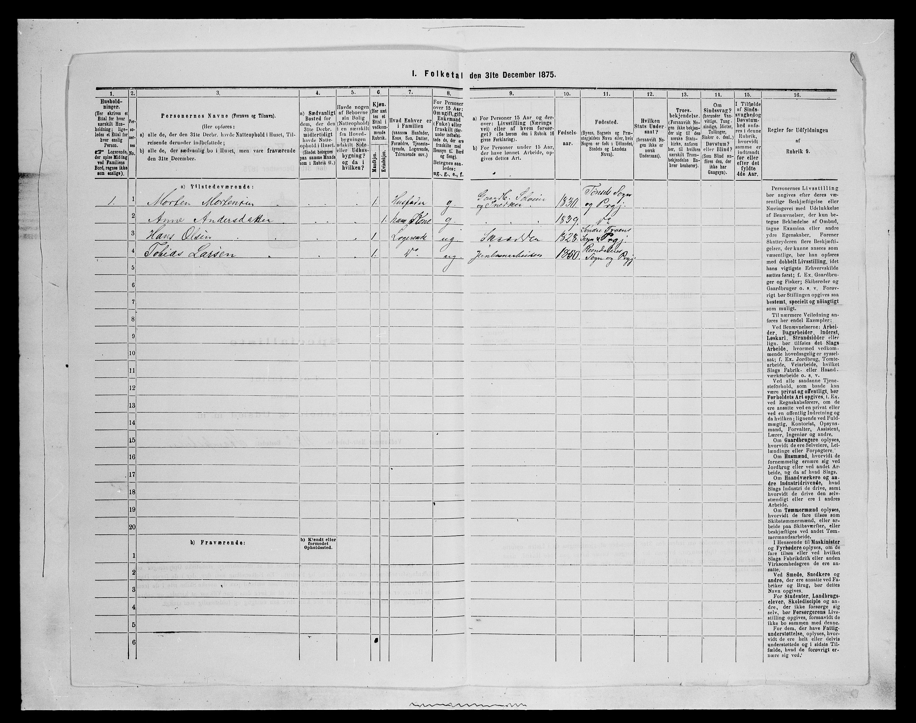 SAH, 1875 census for 0437P Tynset, 1875, p. 566