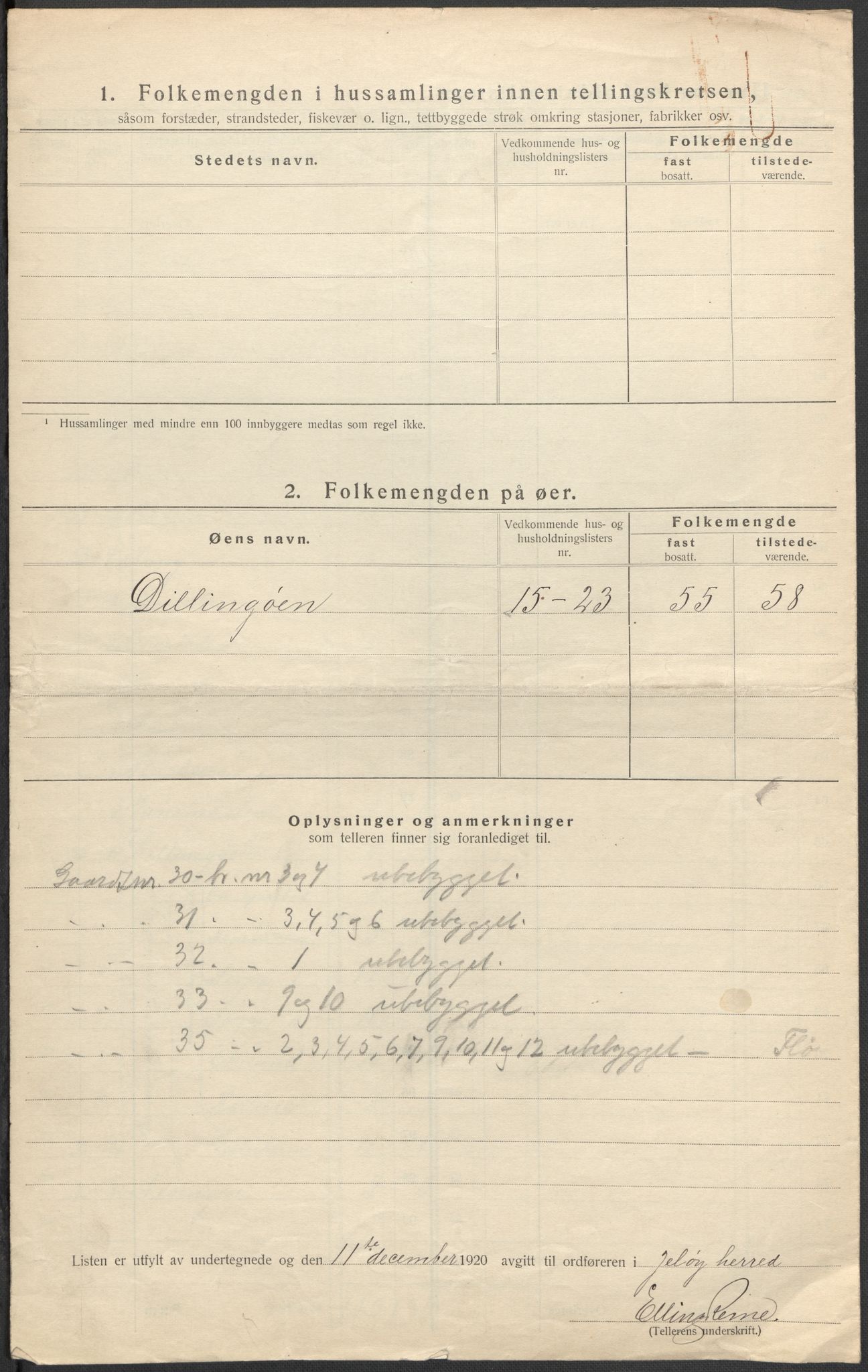 SAO, 1920 census for Moss land district, 1920, p. 29