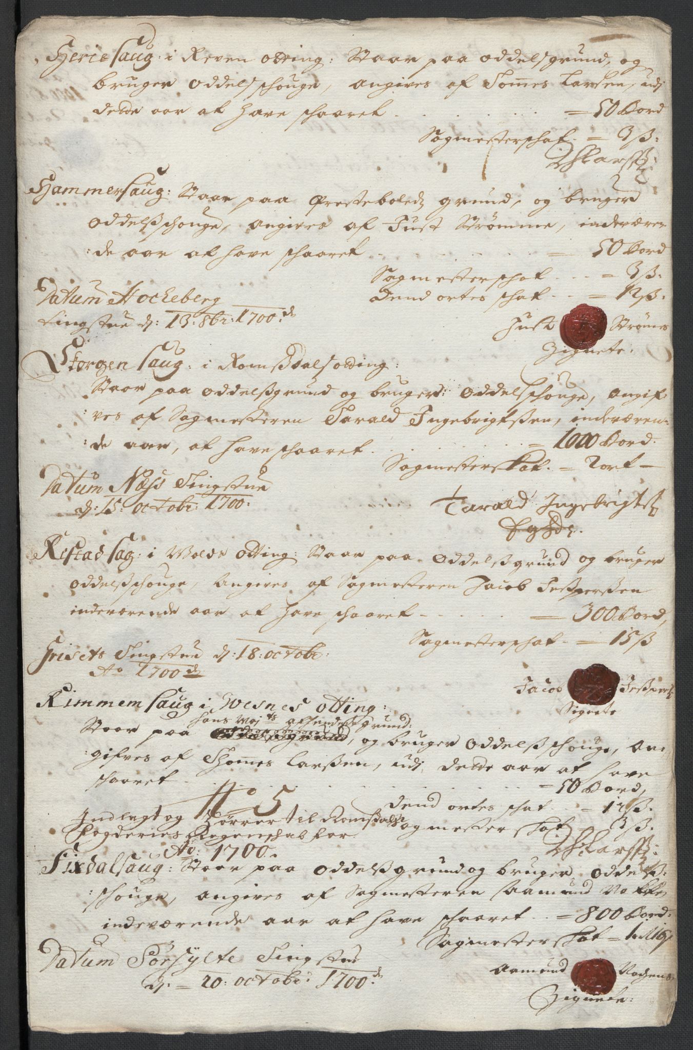 Rentekammeret inntil 1814, Reviderte regnskaper, Fogderegnskap, AV/RA-EA-4092/R55/L3654: Fogderegnskap Romsdal, 1699-1700, p. 284