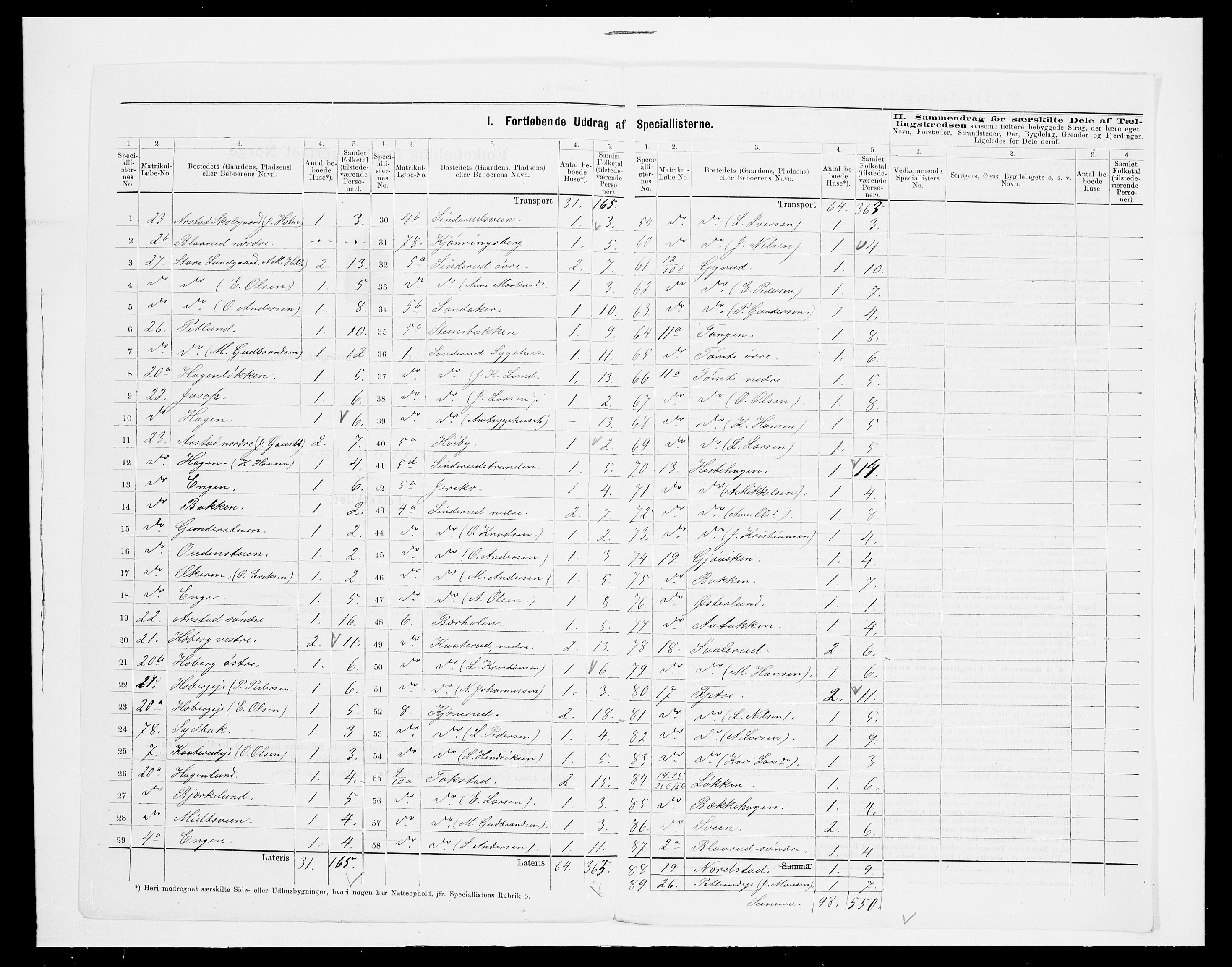 SAH, 1875 census for 0417P Stange, 1875, p. 25