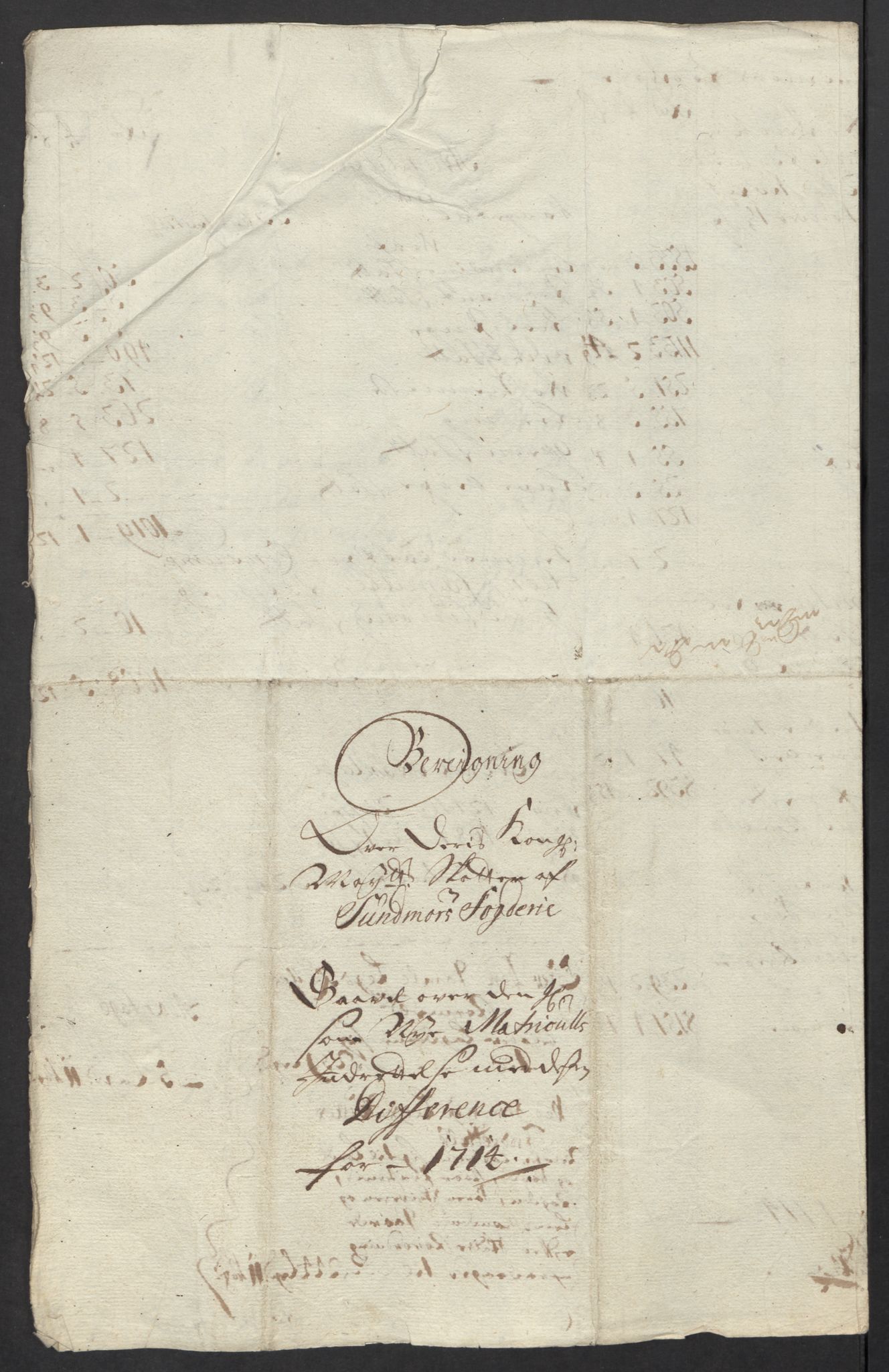 Rentekammeret inntil 1814, Reviderte regnskaper, Fogderegnskap, AV/RA-EA-4092/R54/L3565: Fogderegnskap Sunnmøre, 1712-1713, p. 326