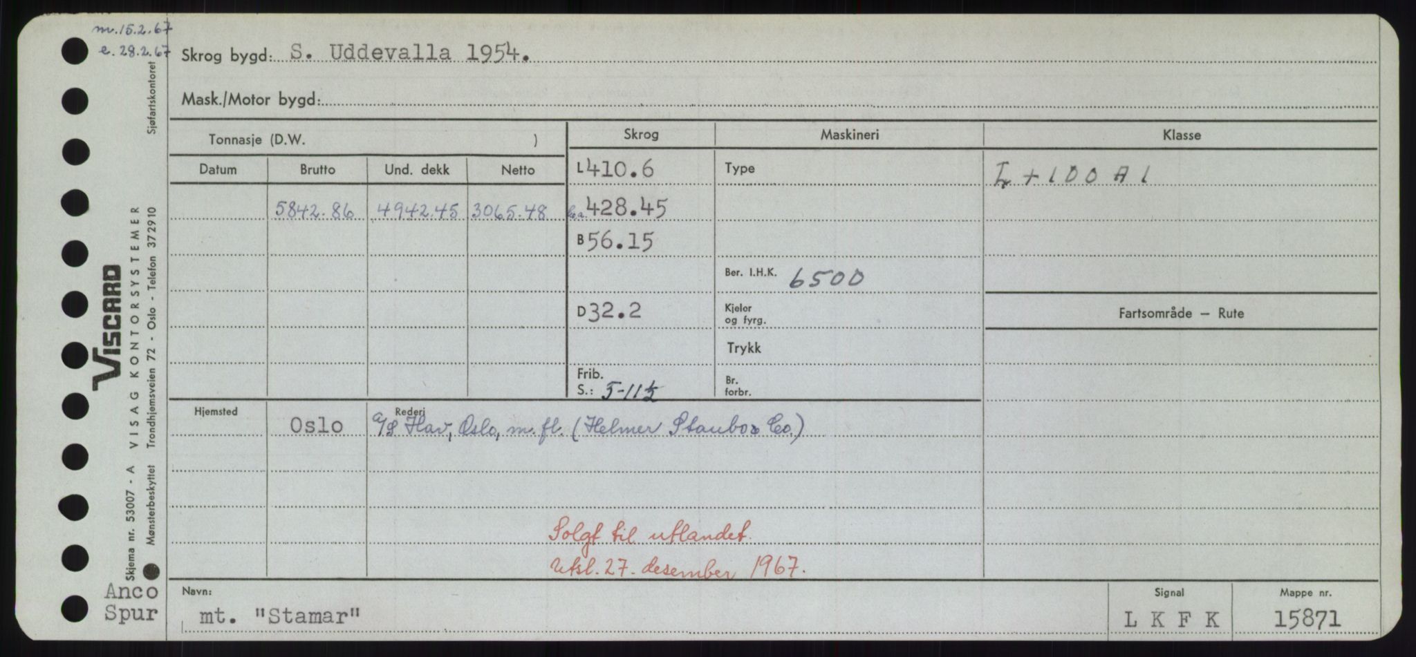 Sjøfartsdirektoratet med forløpere, Skipsmålingen, RA/S-1627/H/Hd/L0036: Fartøy, St, p. 59