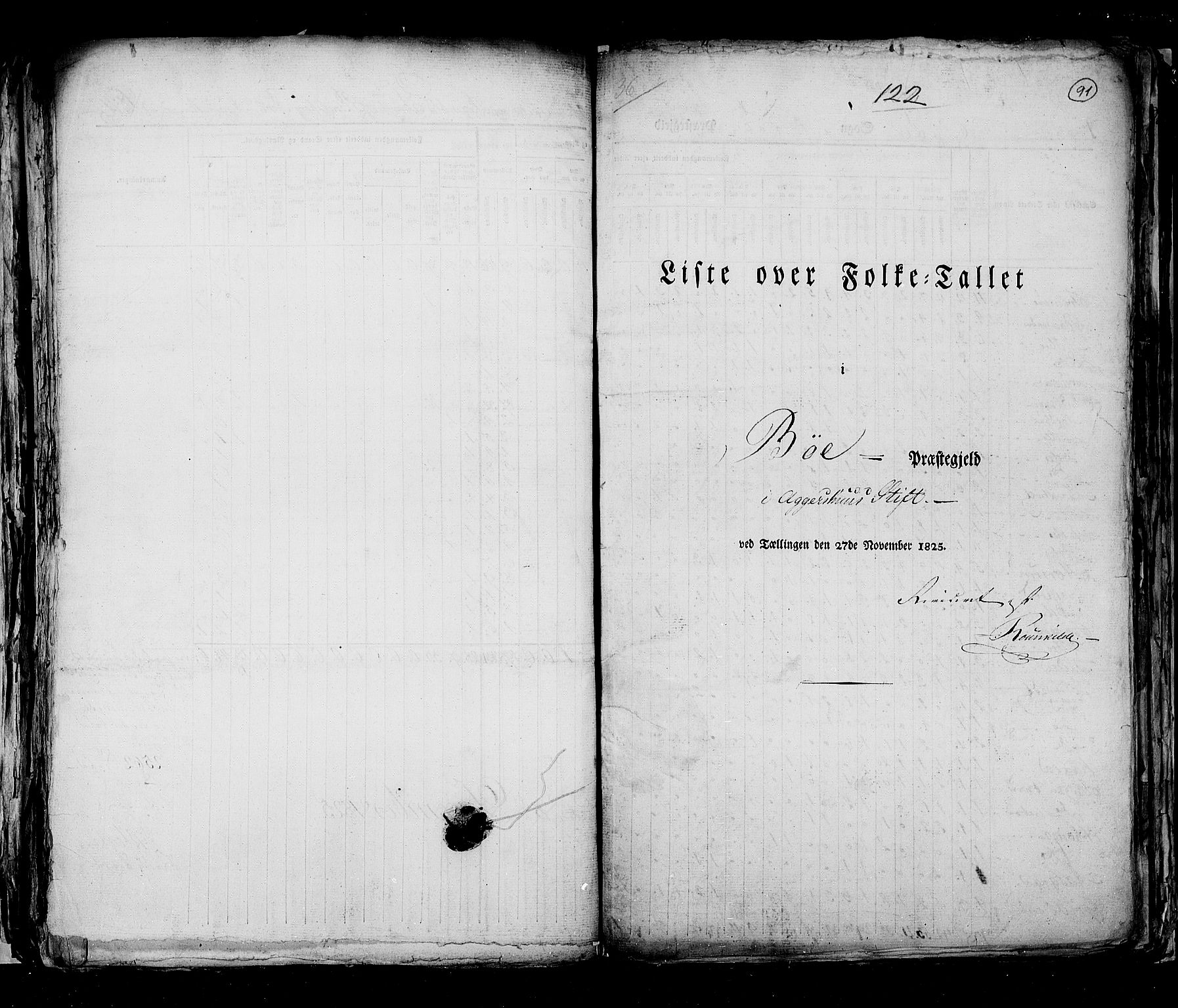 RA, Census 1825, vol. 9: Bratsberg amt, 1825, p. 91