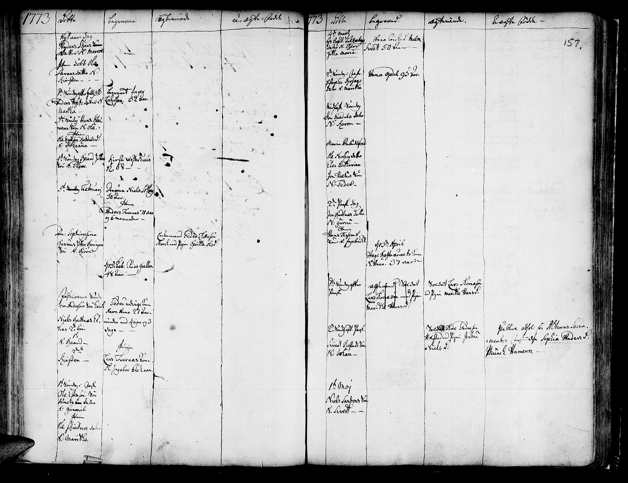 Ministerialprotokoller, klokkerbøker og fødselsregistre - Nord-Trøndelag, SAT/A-1458/741/L0385: Parish register (official) no. 741A01, 1722-1815, p. 157