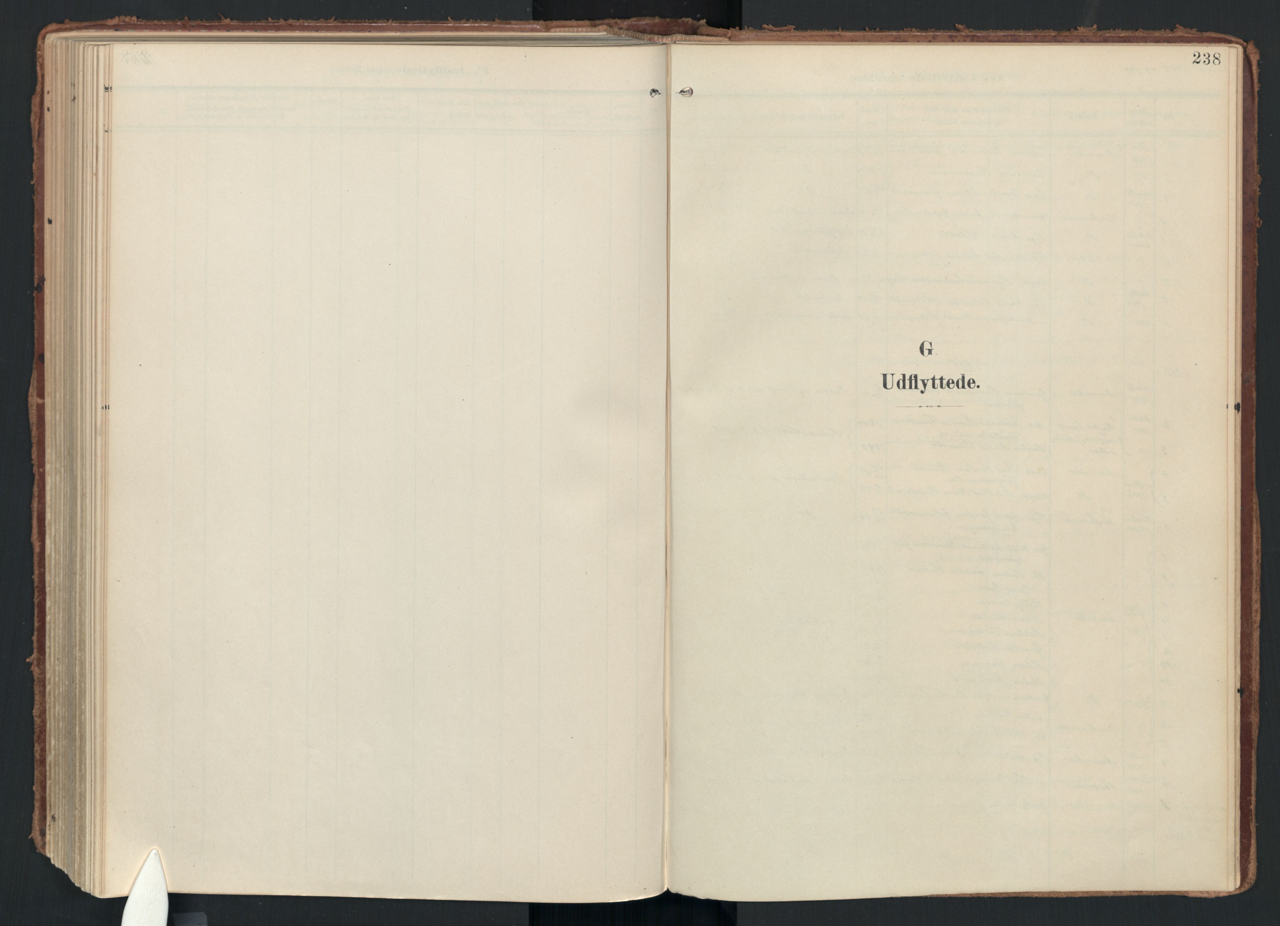 Drøbak prestekontor Kirkebøker, SAO/A-10142a/F/Fc/L0003: Parish register (official) no. III 3, 1901-1920, p. 238