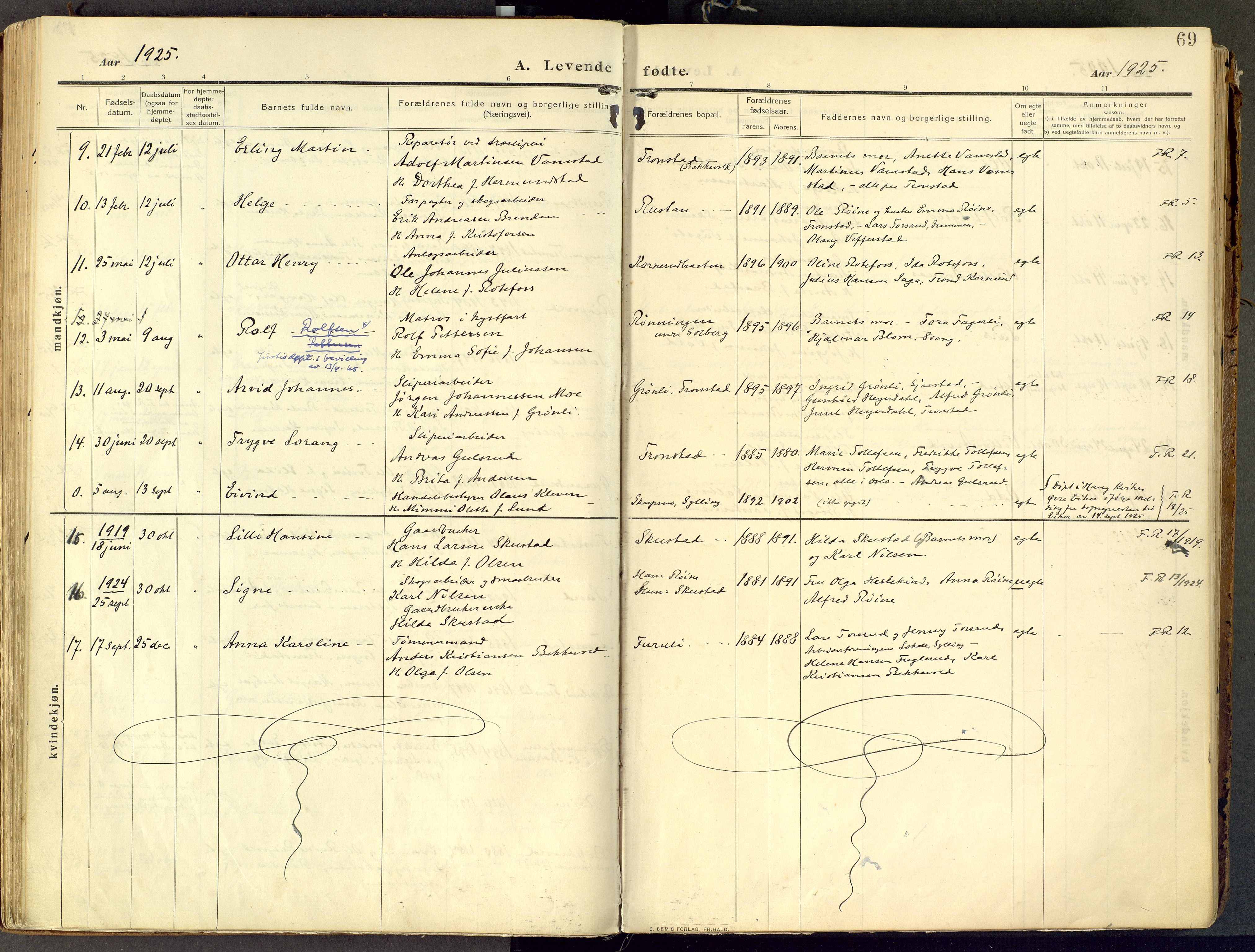 Parish register (official) no. III 1, 1910-1936, p. 69
