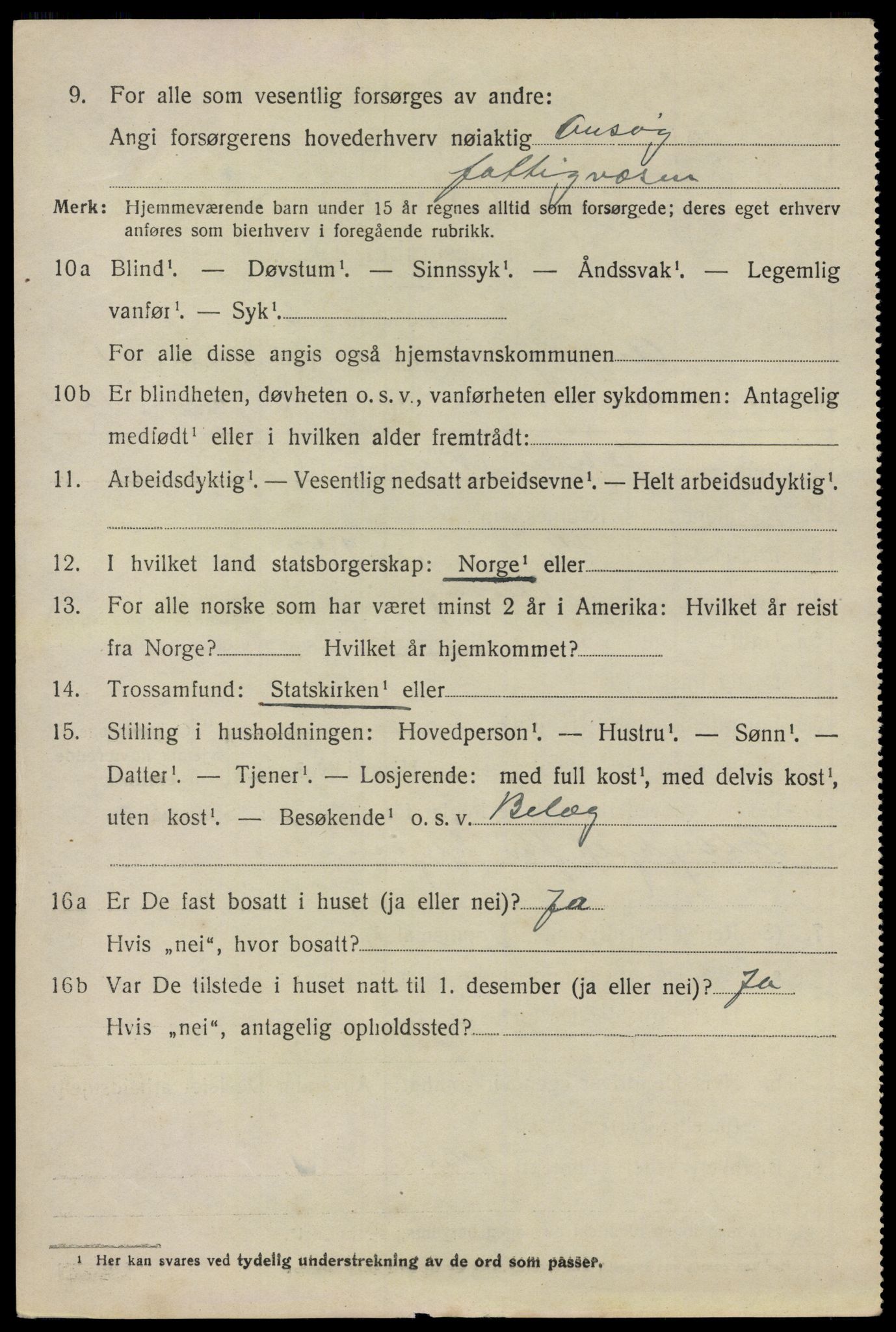 SAO, 1920 census for Onsøy, 1920, p. 3464