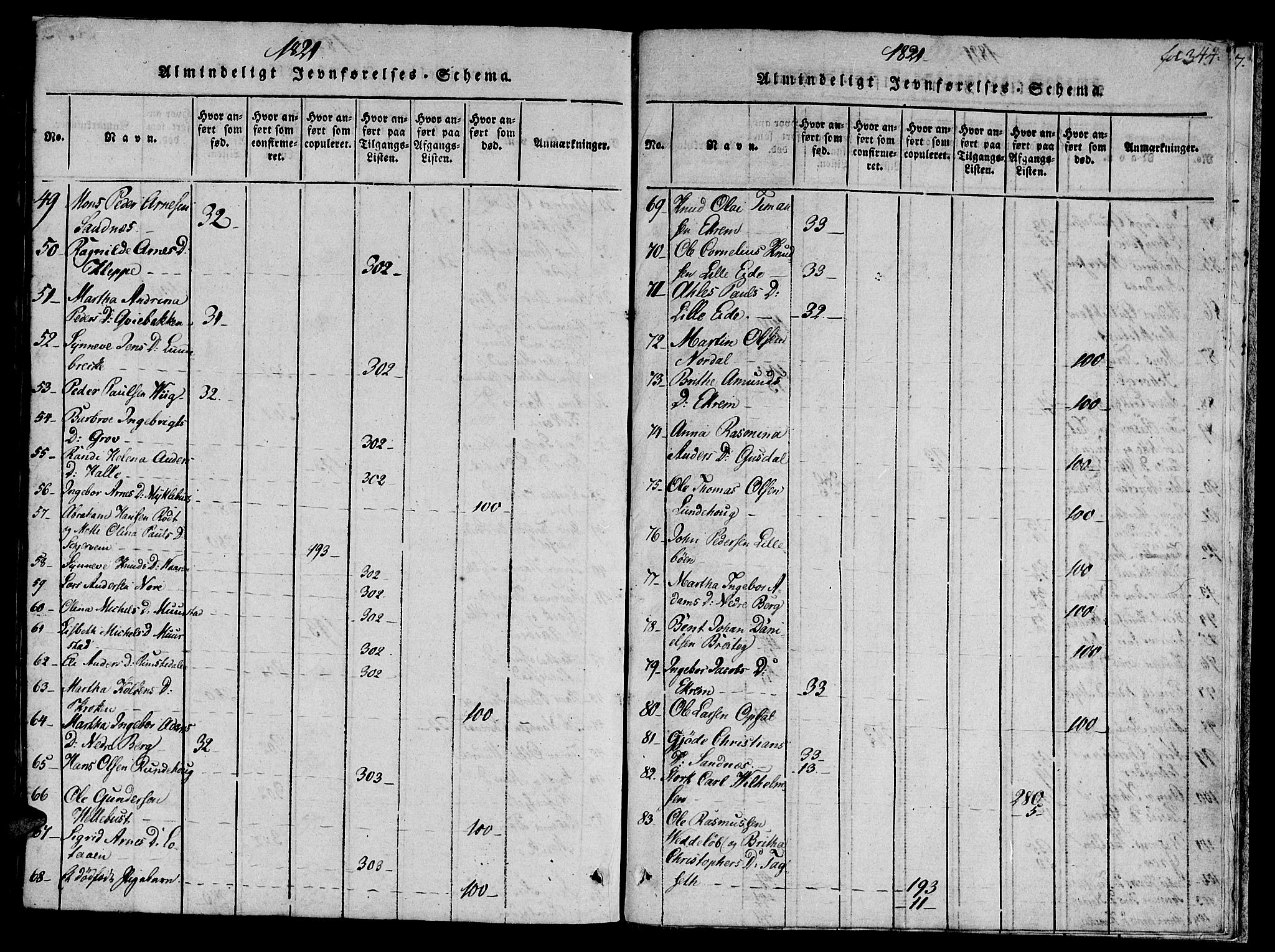 Ministerialprotokoller, klokkerbøker og fødselsregistre - Møre og Romsdal, AV/SAT-A-1454/501/L0004: Parish register (official) no. 501A04, 1816-1831, p. 344