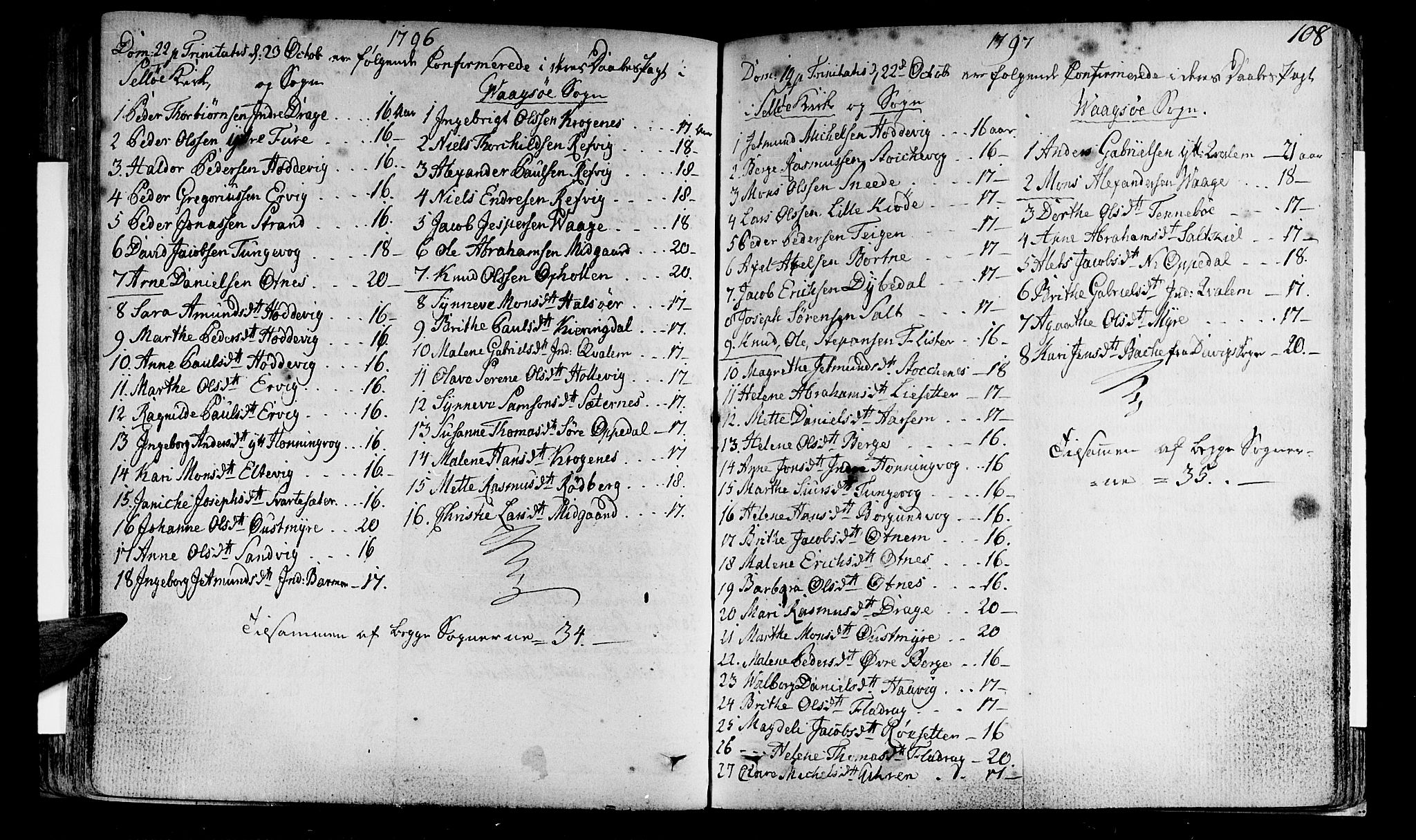 Selje sokneprestembete, AV/SAB-A-99938/H/Ha/Haa/Haaa: Parish register (official) no. A 6, 1782-1806, p. 108