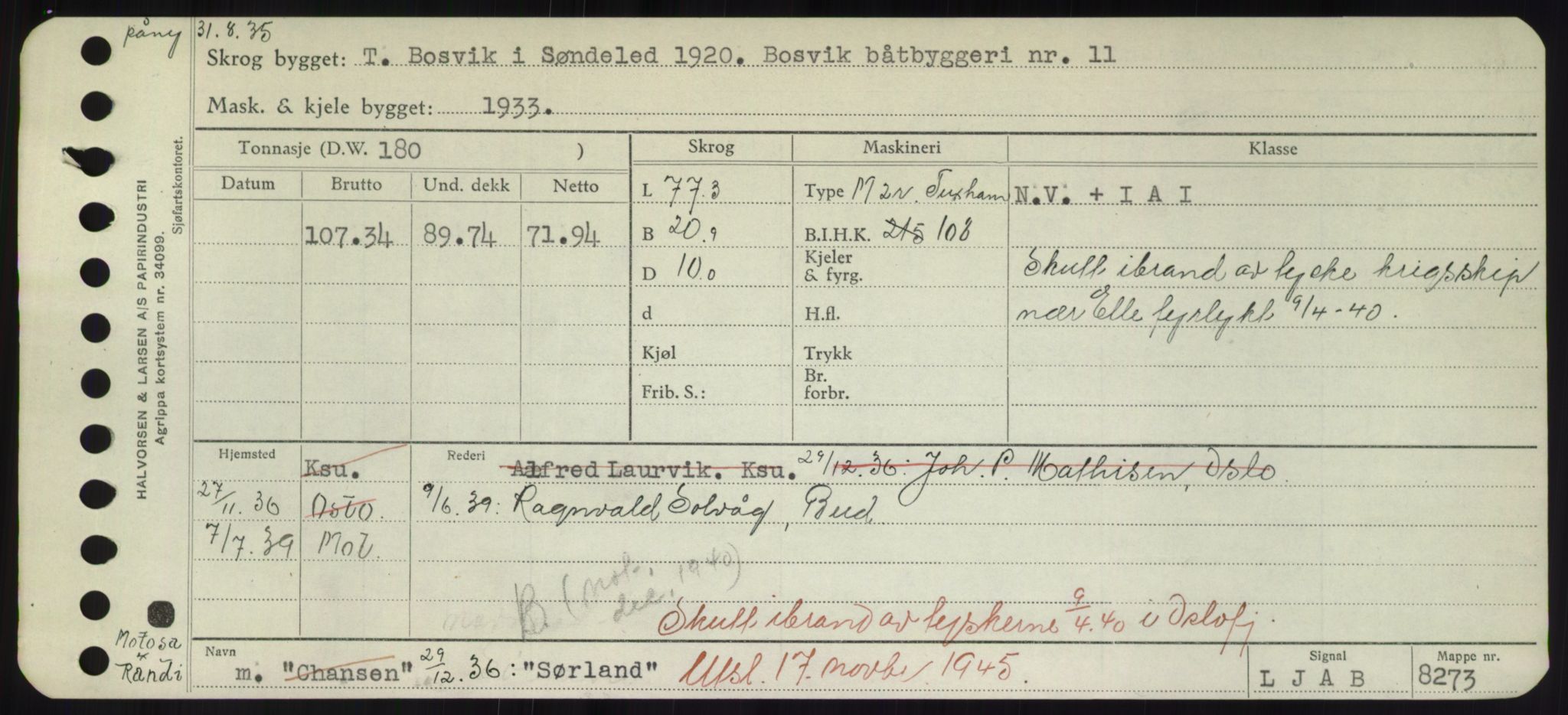 Sjøfartsdirektoratet med forløpere, Skipsmålingen, RA/S-1627/H/Hd/L0037: Fartøy, Su-Så, p. 565