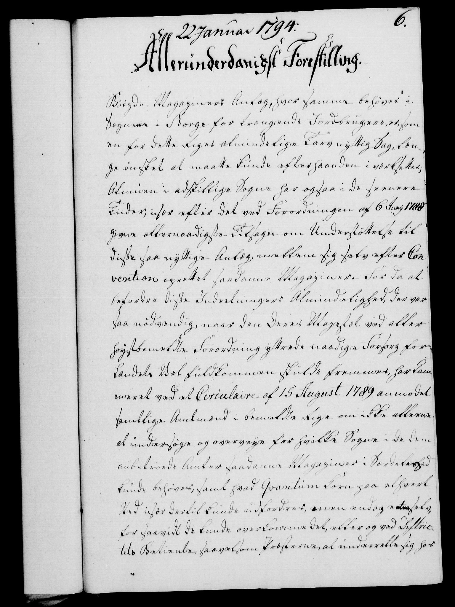 Rentekammeret, Kammerkanselliet, RA/EA-3111/G/Gf/Gfa/L0076: Norsk relasjons- og resolusjonsprotokoll (merket RK 52.76), 1794, p. 60