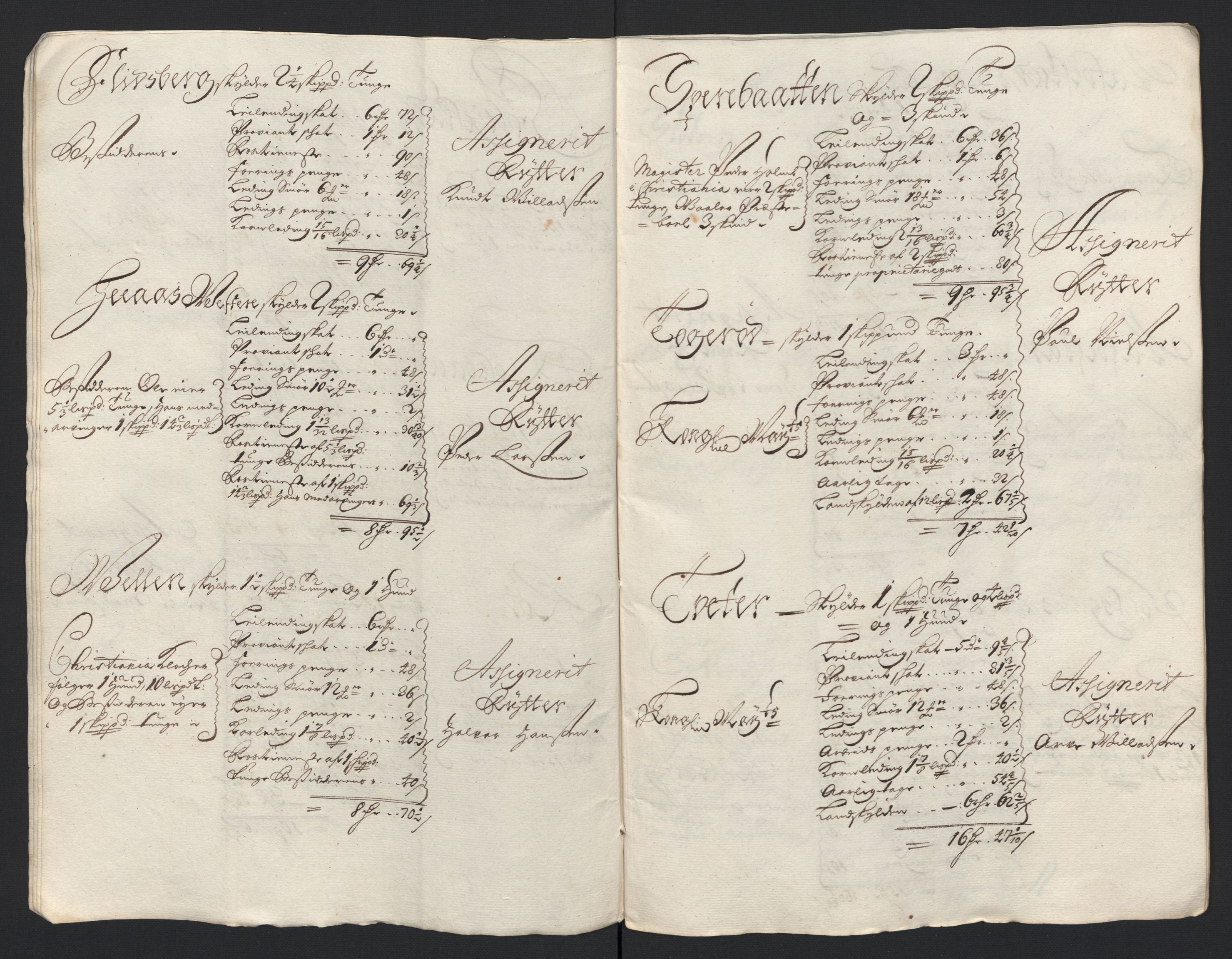 Rentekammeret inntil 1814, Reviderte regnskaper, Fogderegnskap, RA/EA-4092/R04/L0128: Fogderegnskap Moss, Onsøy, Tune, Veme og Åbygge, 1699, p. 97