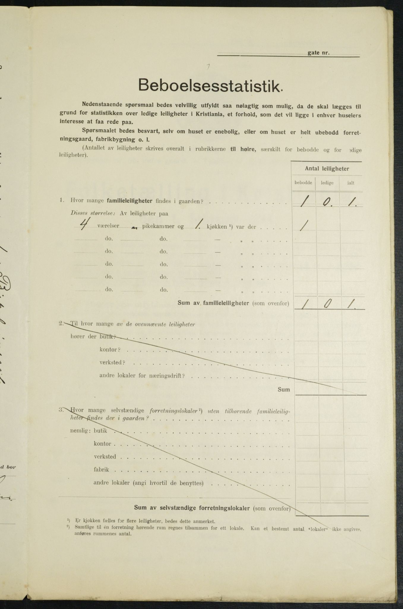 OBA, Municipal Census 1914 for Kristiania, 1914, p. 4914