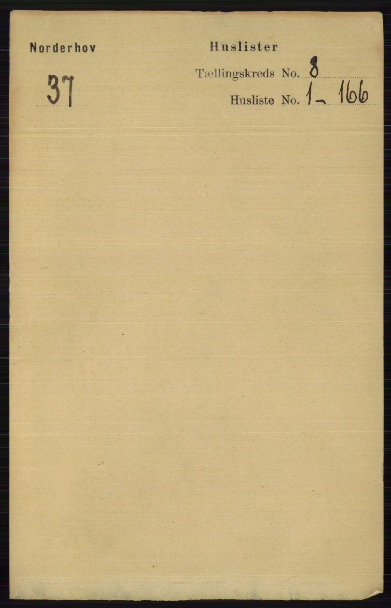 RA, 1891 census for 0613 Norderhov, 1891, p. 5389