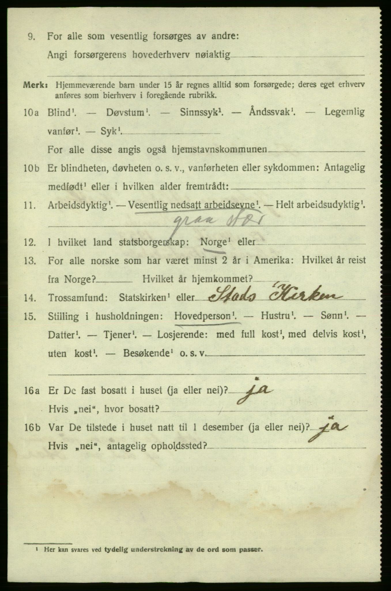 SAO, 1920 census for Fredrikshald, 1920, p. 19754