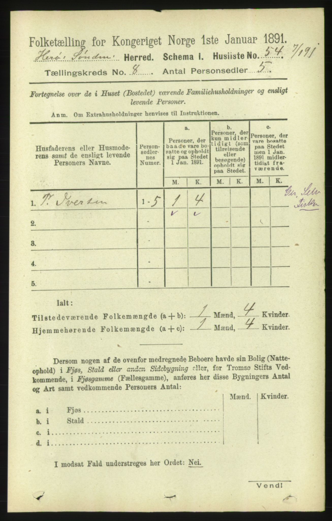 RA, 1891 census for 1515 Herøy, 1891, p. 3240