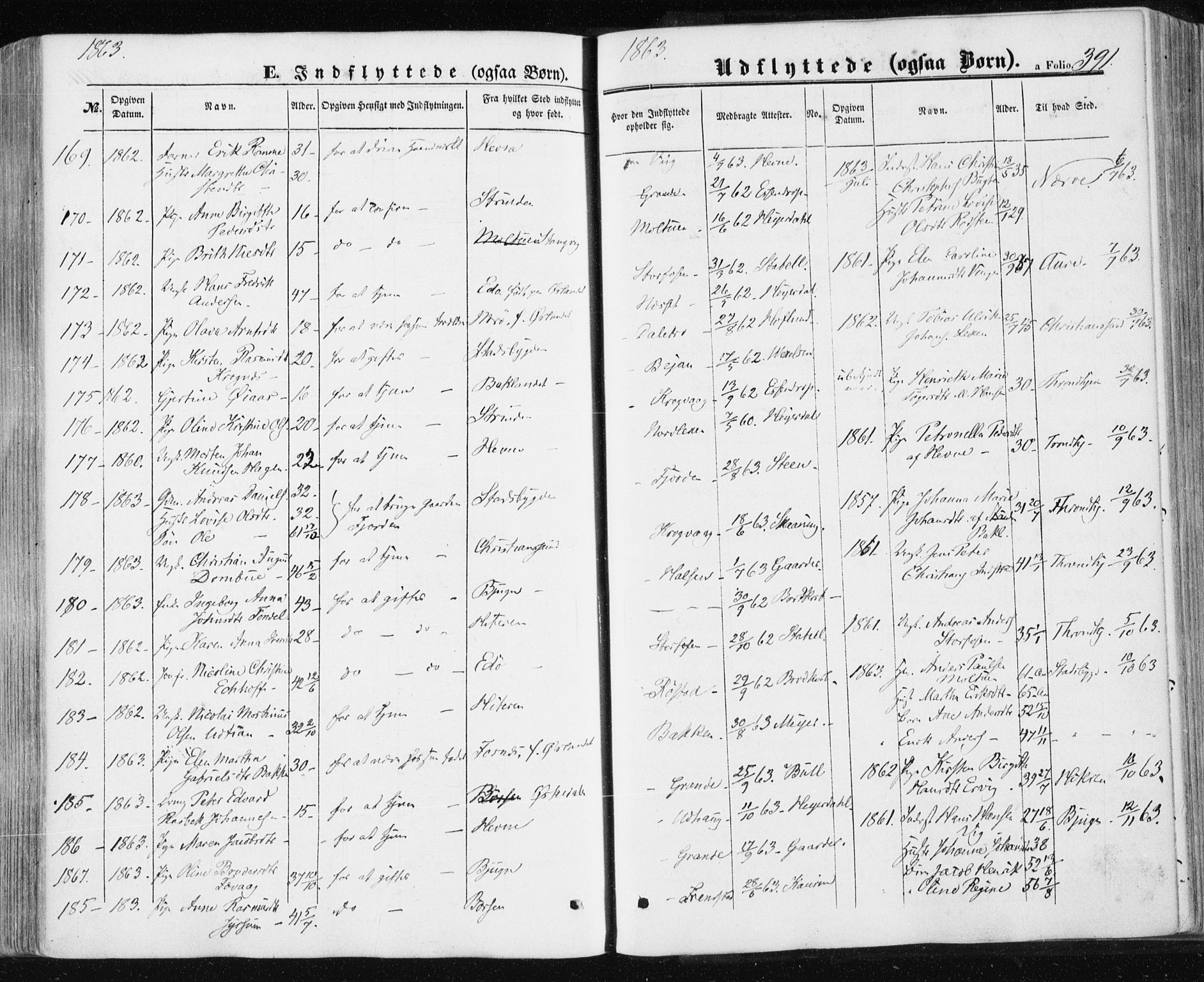 Ministerialprotokoller, klokkerbøker og fødselsregistre - Sør-Trøndelag, SAT/A-1456/659/L0737: Parish register (official) no. 659A07, 1857-1875, p. 391