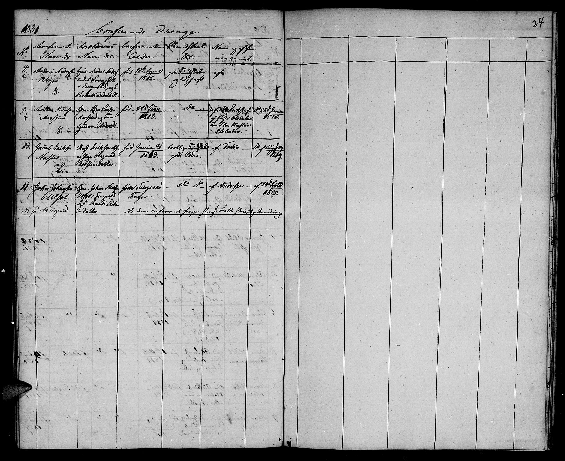 Ministerialprotokoller, klokkerbøker og fødselsregistre - Møre og Romsdal, AV/SAT-A-1454/573/L0872: Parish register (official) no. 573A02, 1828-1832, p. 24