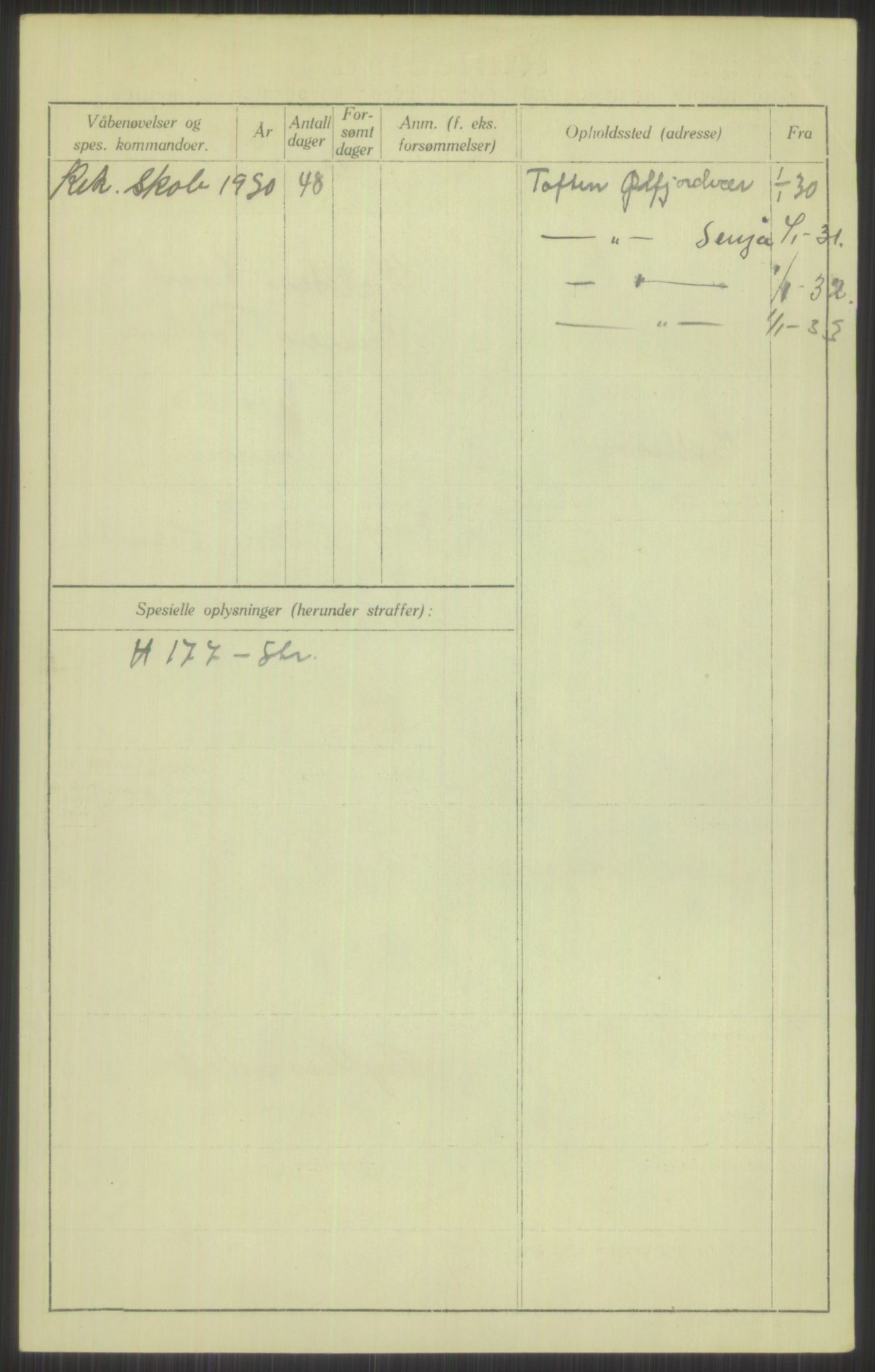 Forsvaret, Troms infanteriregiment nr. 16, AV/RA-RAFA-3146/P/Pa/L0014: Rulleblad for regimentets menige mannskaper, årsklasse 1930, 1930, p. 1050