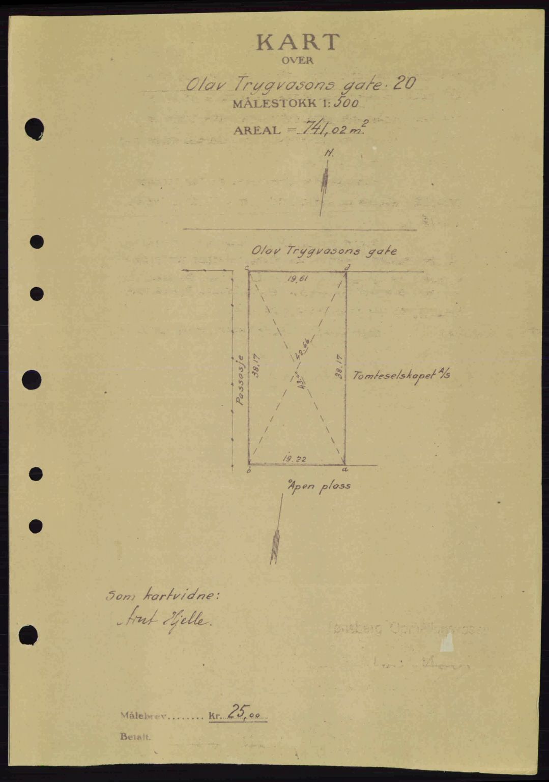 Tønsberg sorenskriveri, AV/SAKO-A-130/G/Ga/Gaa/L0013: Mortgage book no. A13, 1943-1943, Diary no: : 808/1943